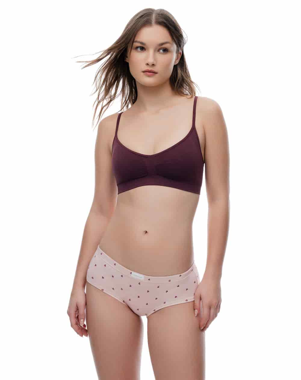 3 pantys boxer punto tiro medio surtido mujer - miniatura 1