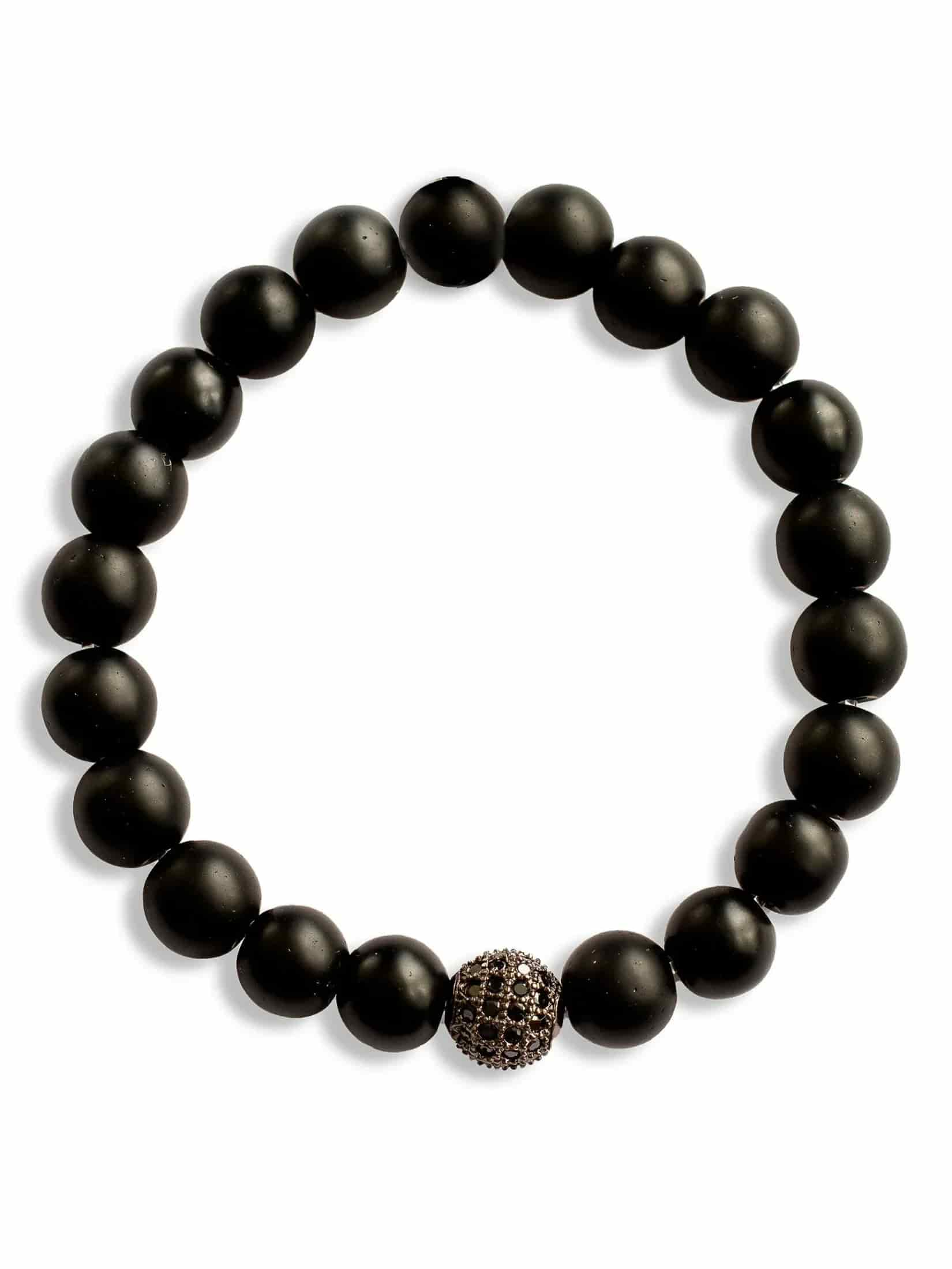 Brazalete All Black 8mm - miniatura 2