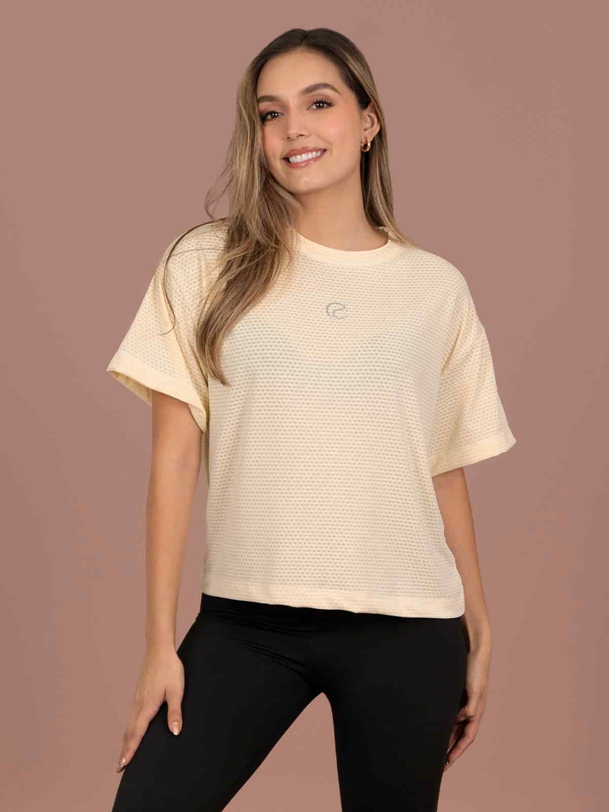 camiseta tulum panal yellow - miniatura 1