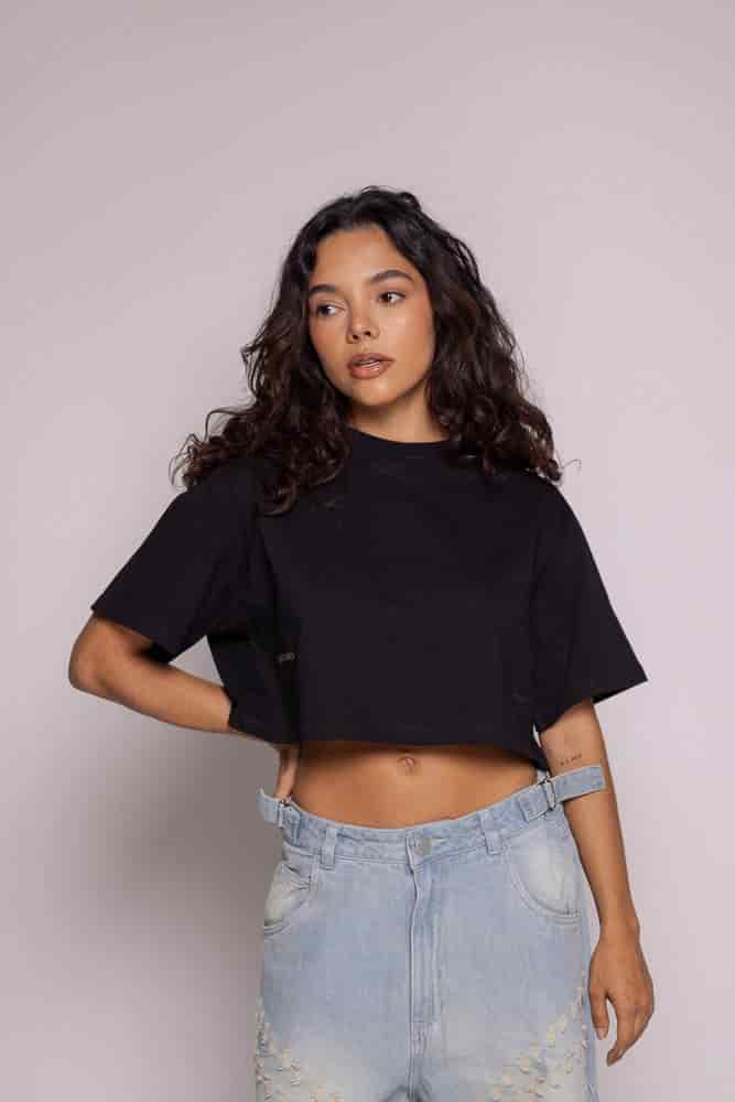 CropTop Basic Motion-Negro - miniatura 3