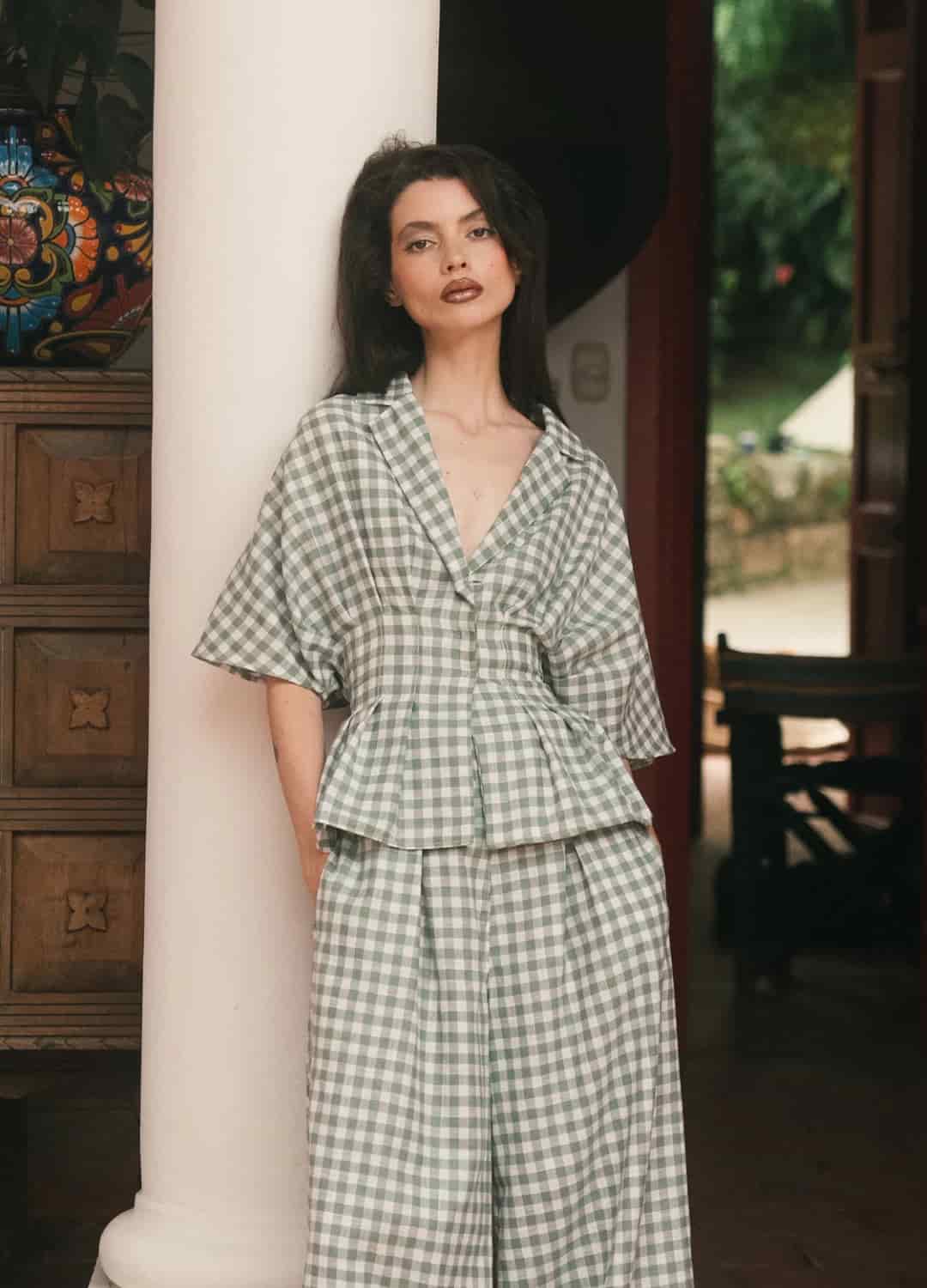 Camisera Gaviota Cuadros Verde - miniatura 4