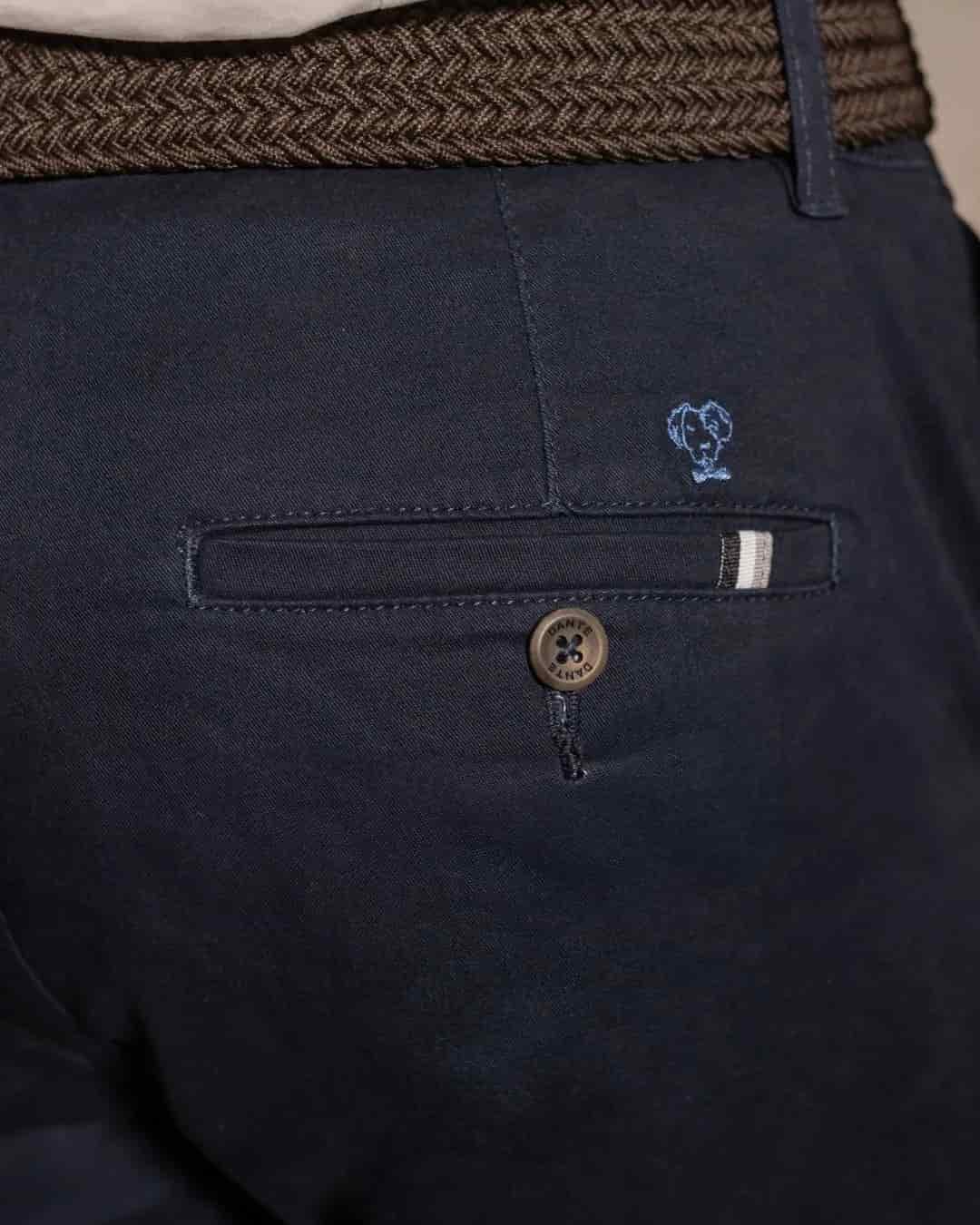 Pantalon Elastico Azul Navy - miniatura 3