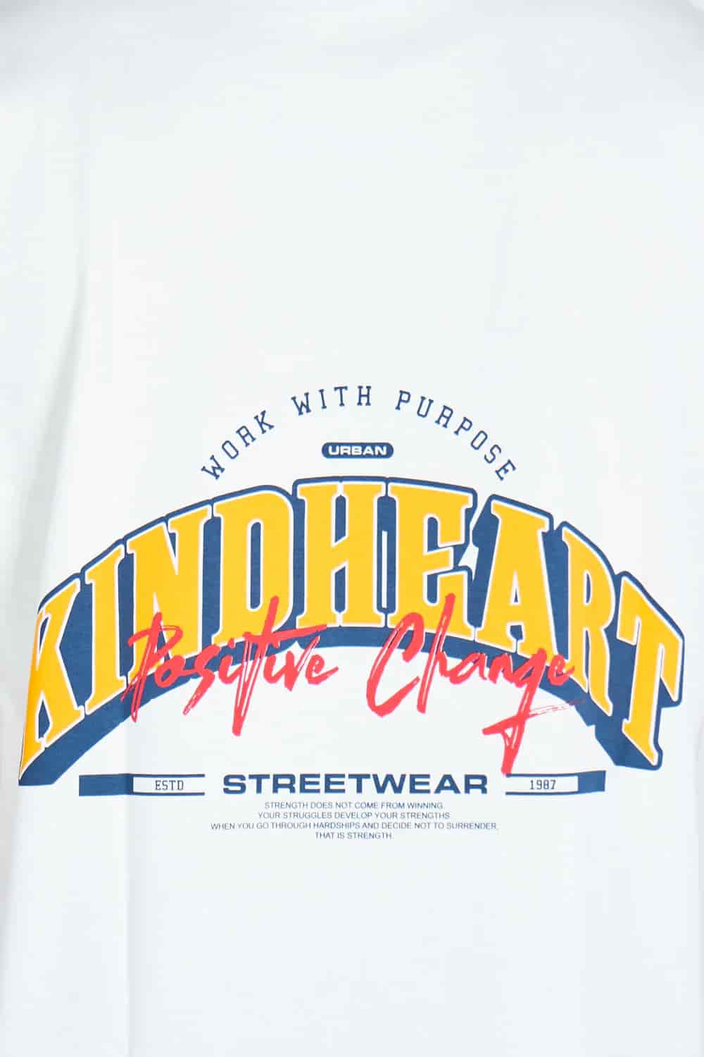 Camiseta oversize KINDHEART MARFIL| DROP 03 | - miniatura 5