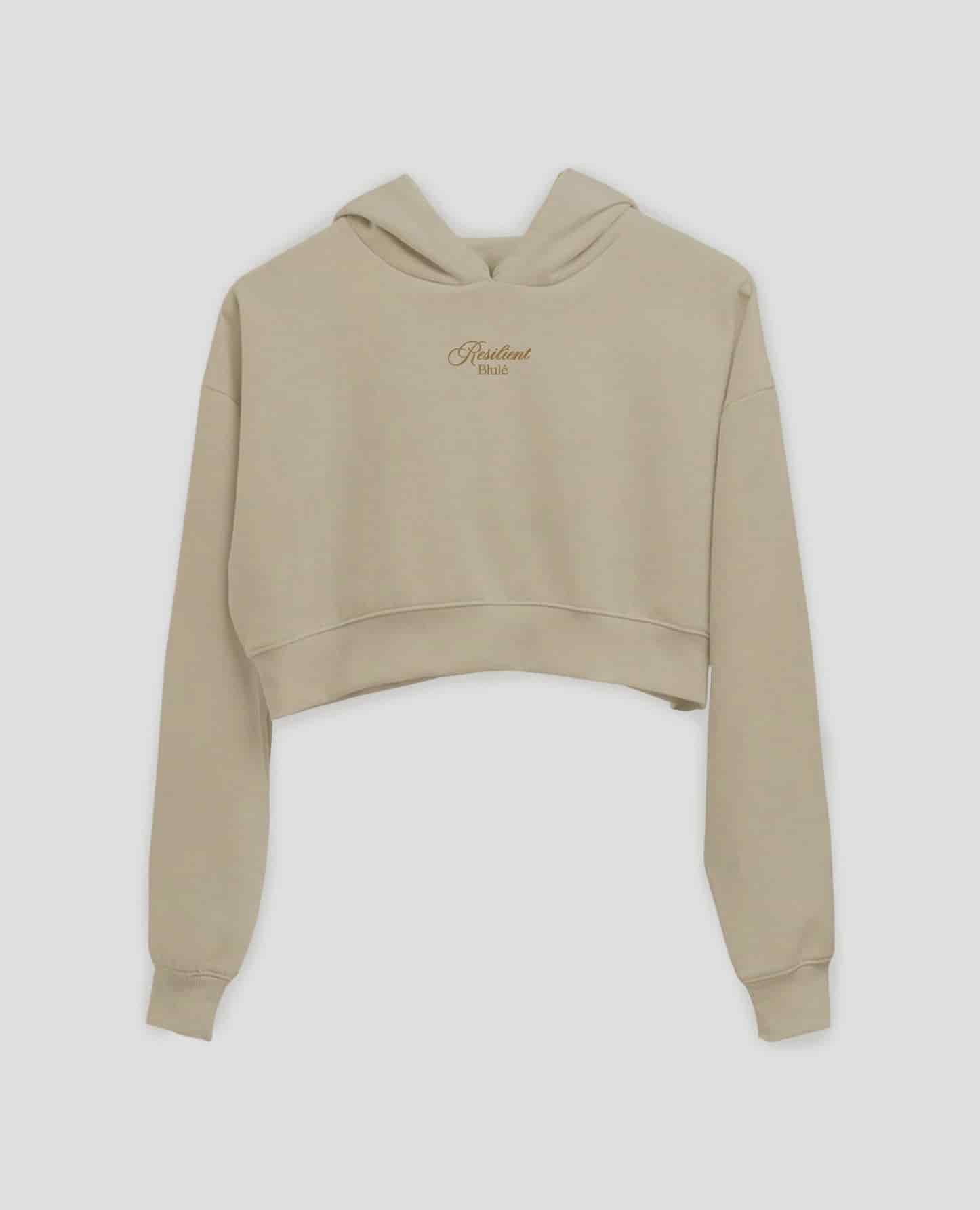 Cropped Hoodie Nude - miniatura 1