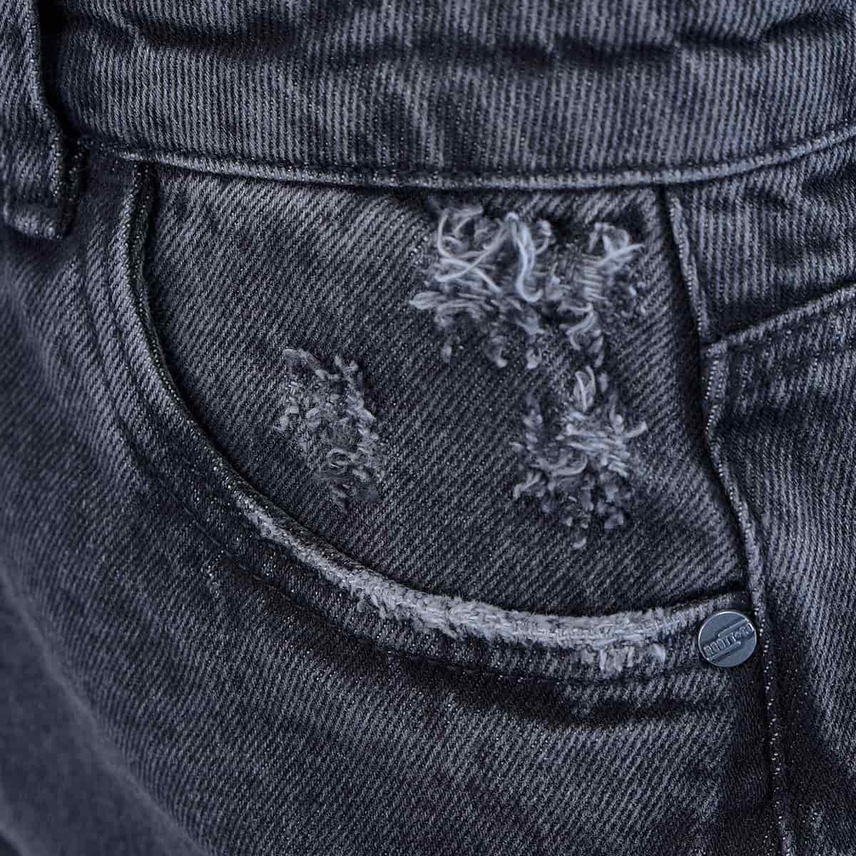 Short Gris Denim Mujer - miniatura 6