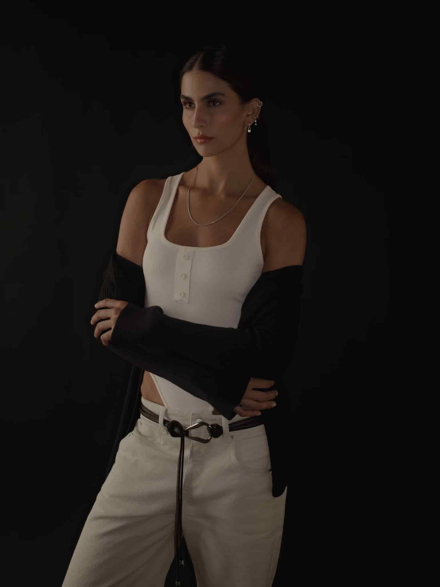 HALF BUTTON BODY - SOFT WHITE - miniatura 10