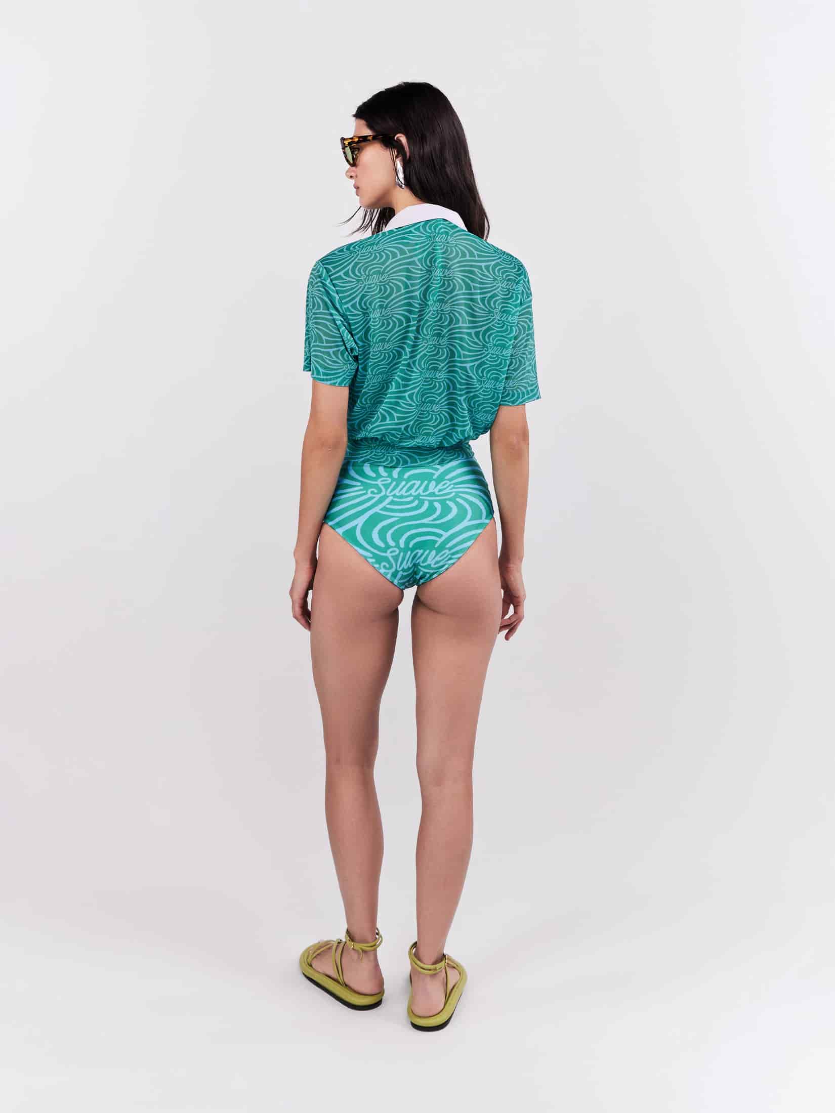 Mesh Top Suave - Turquesa - miniatura 2