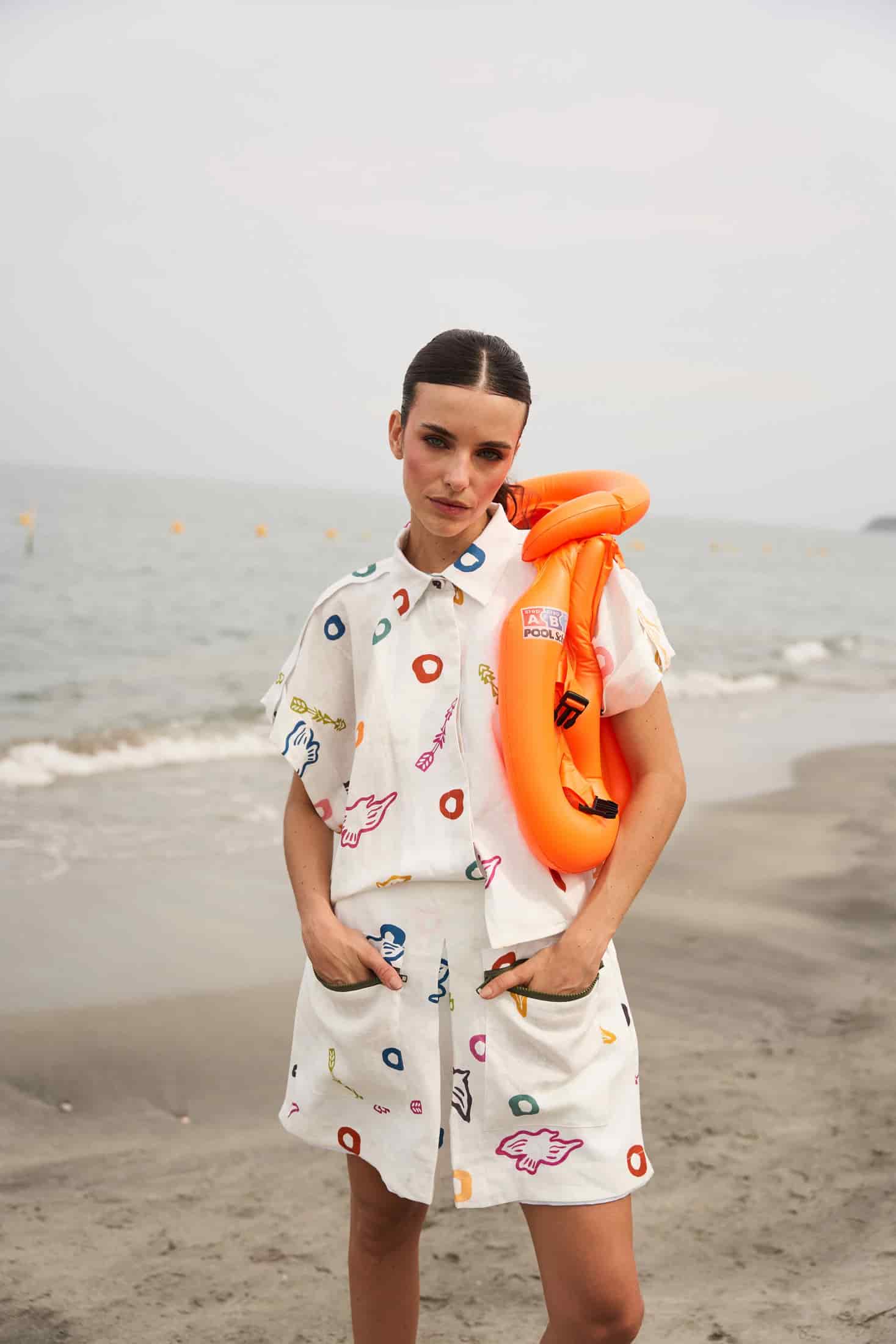 Falda Short Bali Mini Print - miniatura 3