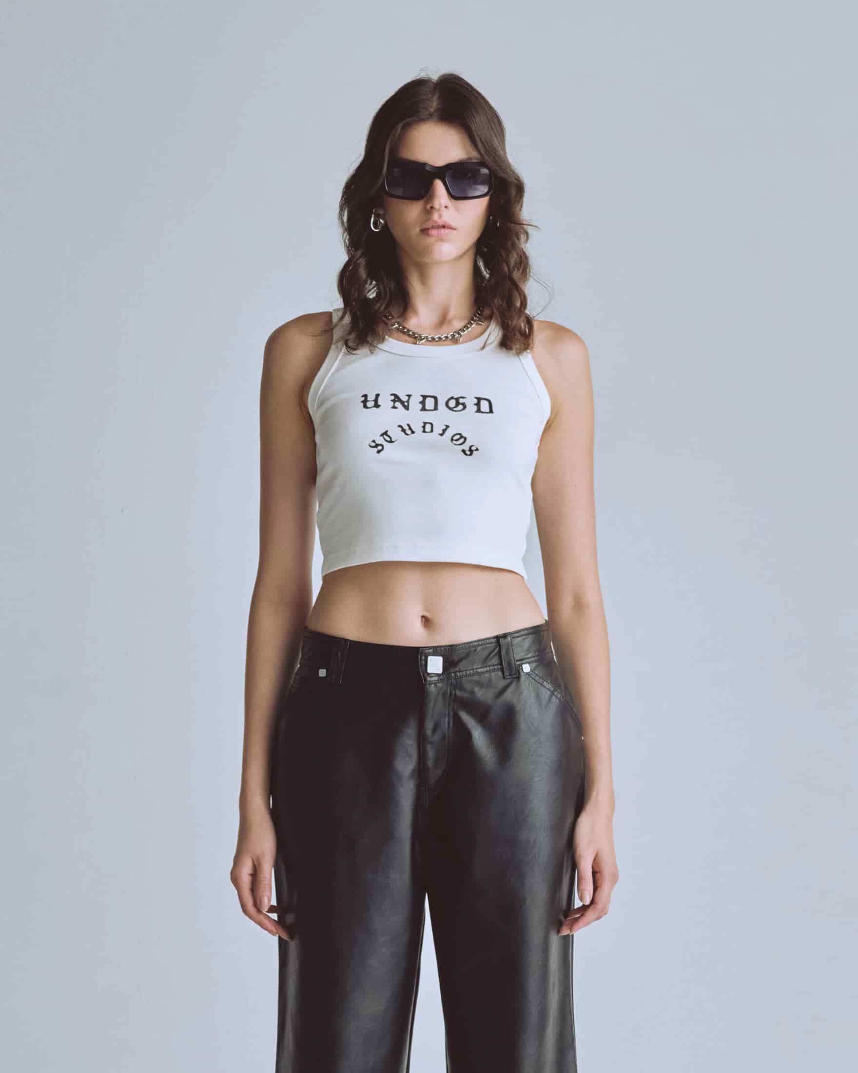 W Capsule UNDGD STUDIOS Tank Top White - miniatura 2