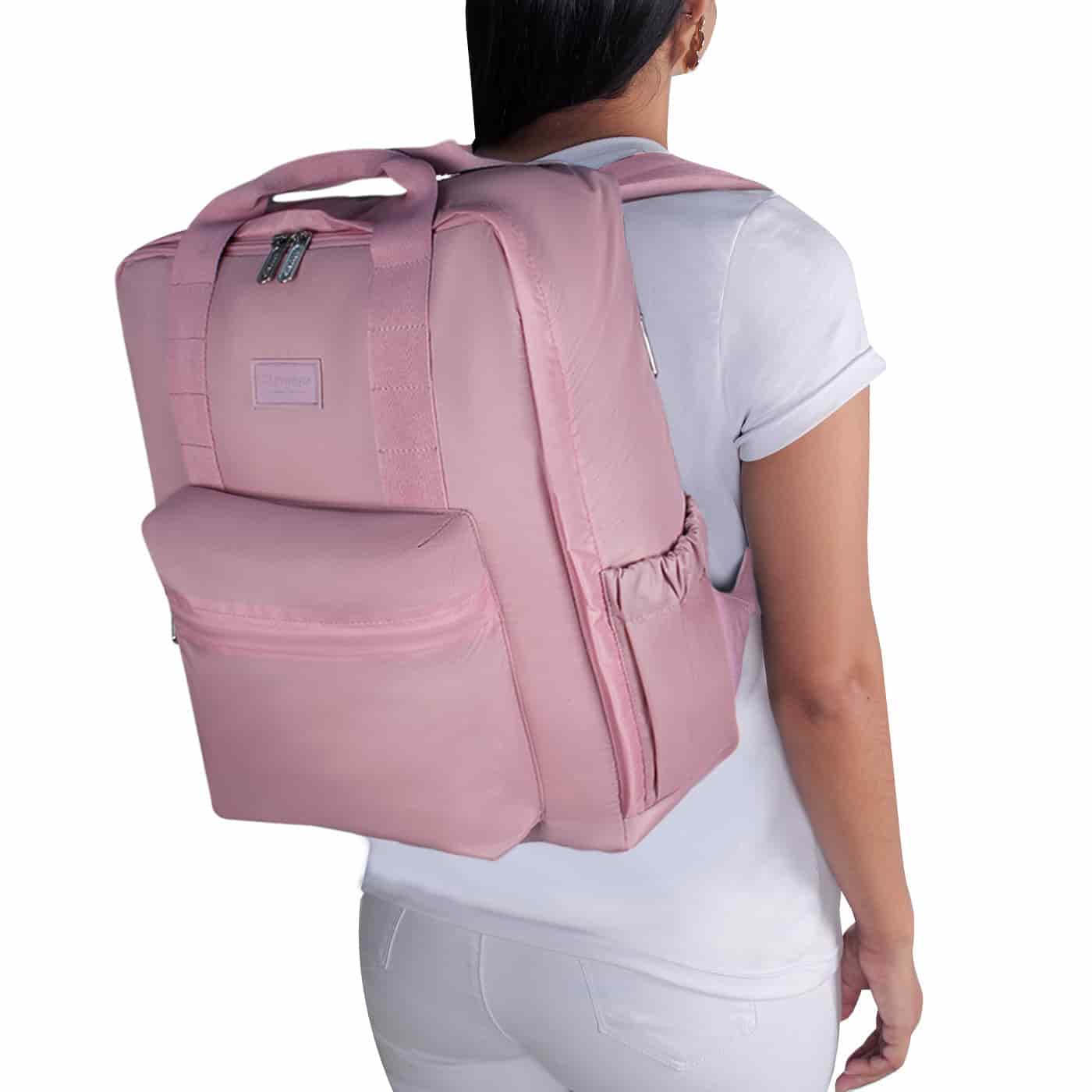 Morral Active Citybags Light Rosado Pastel - Plegable y Liviano - miniatura 3
