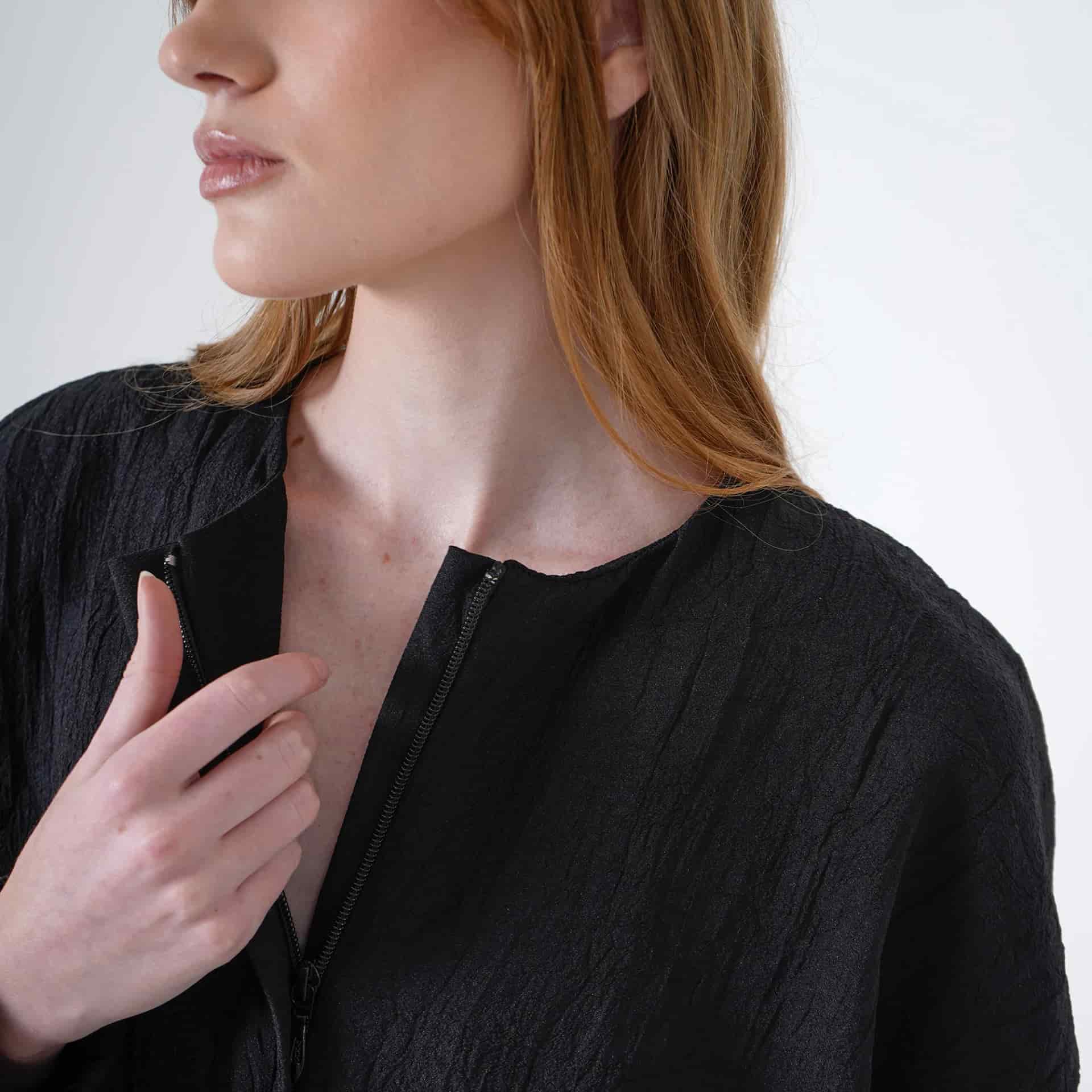 Chaqueta Cuello Redondo Manga Larga - miniatura 3