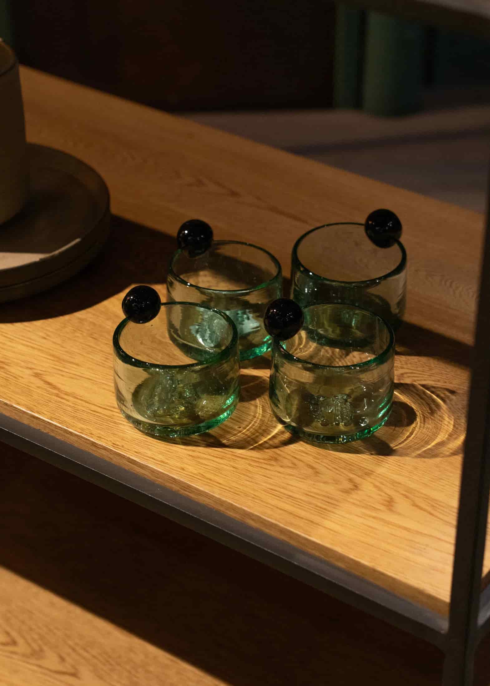 OLIVE GLASSES SET OF 4 - miniatura 5