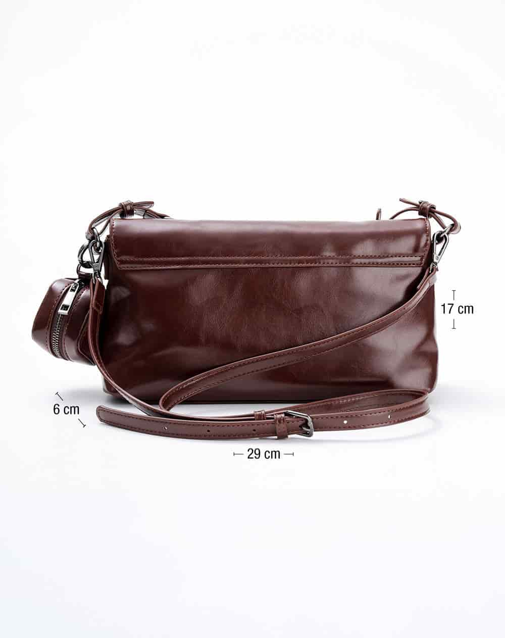 Bolso + monedero café mujer - miniatura 5