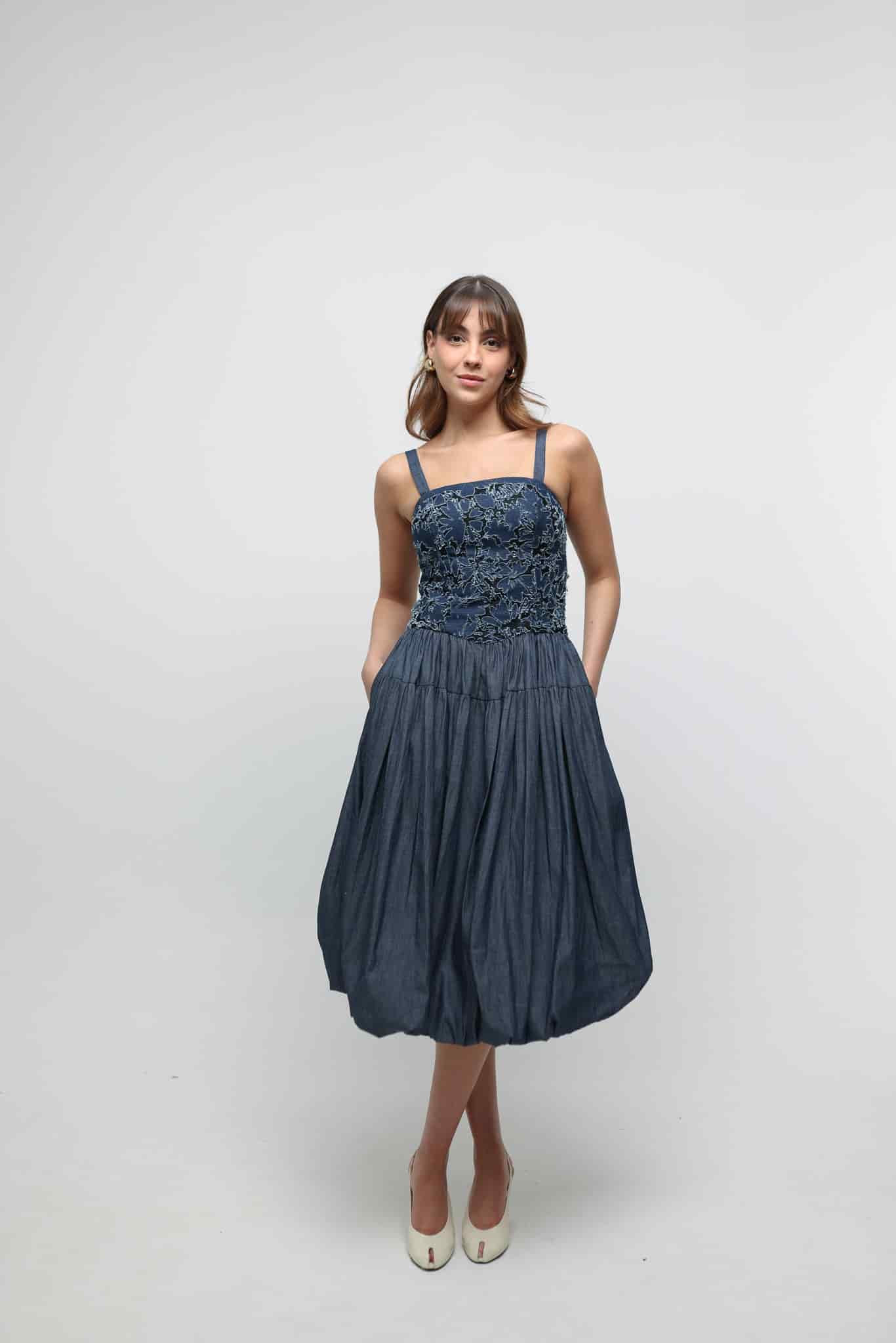 DORIEL MIDI DRESS - miniatura 1