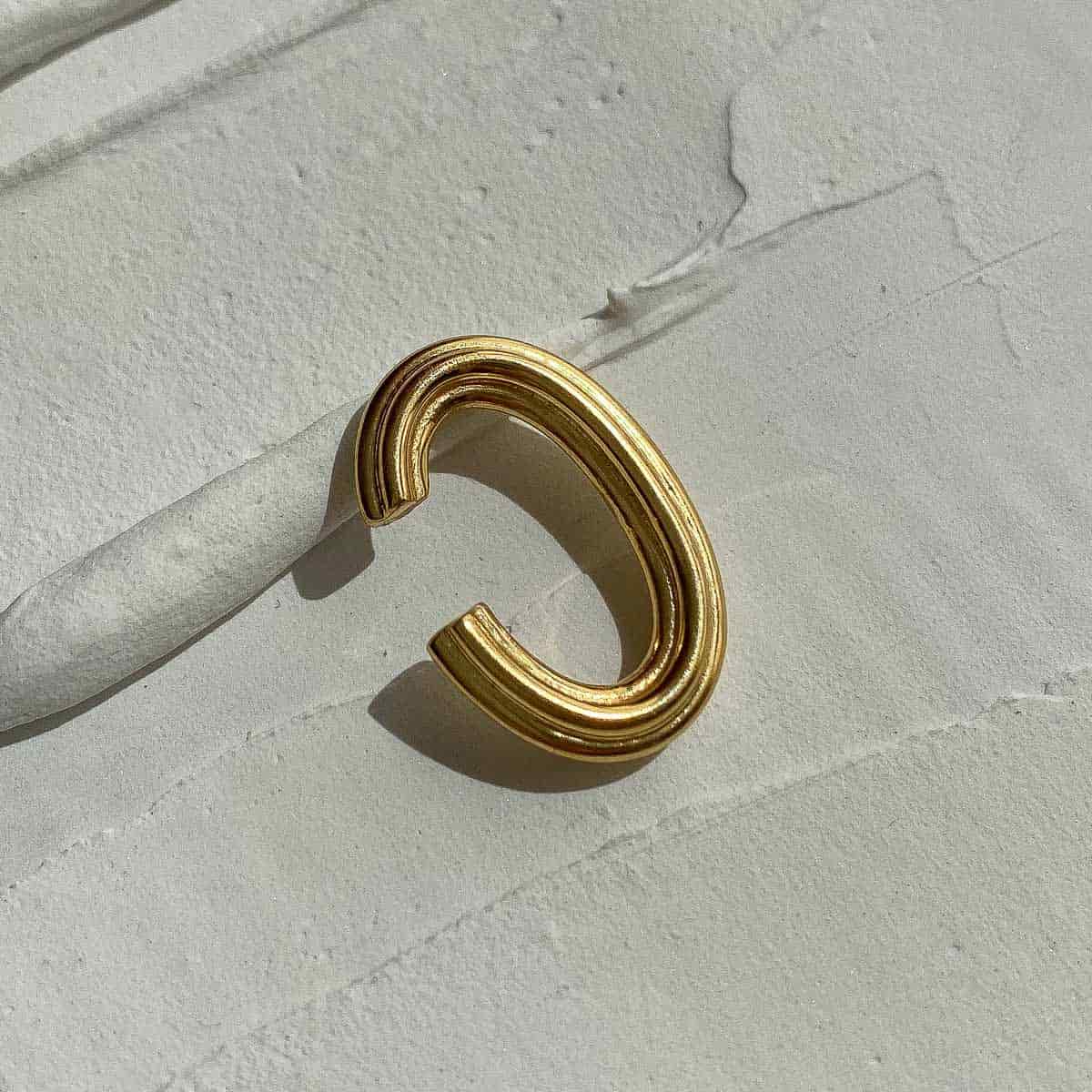 EAR CUFF PARALLEL ORO - miniatura 3
