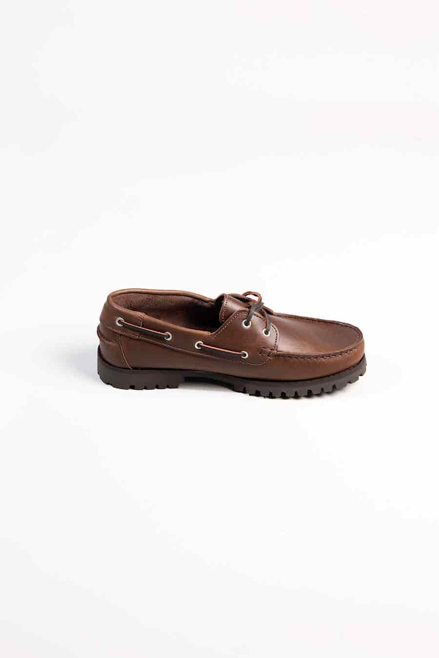 Men's moccasin nautical cord brown - miniatura 3