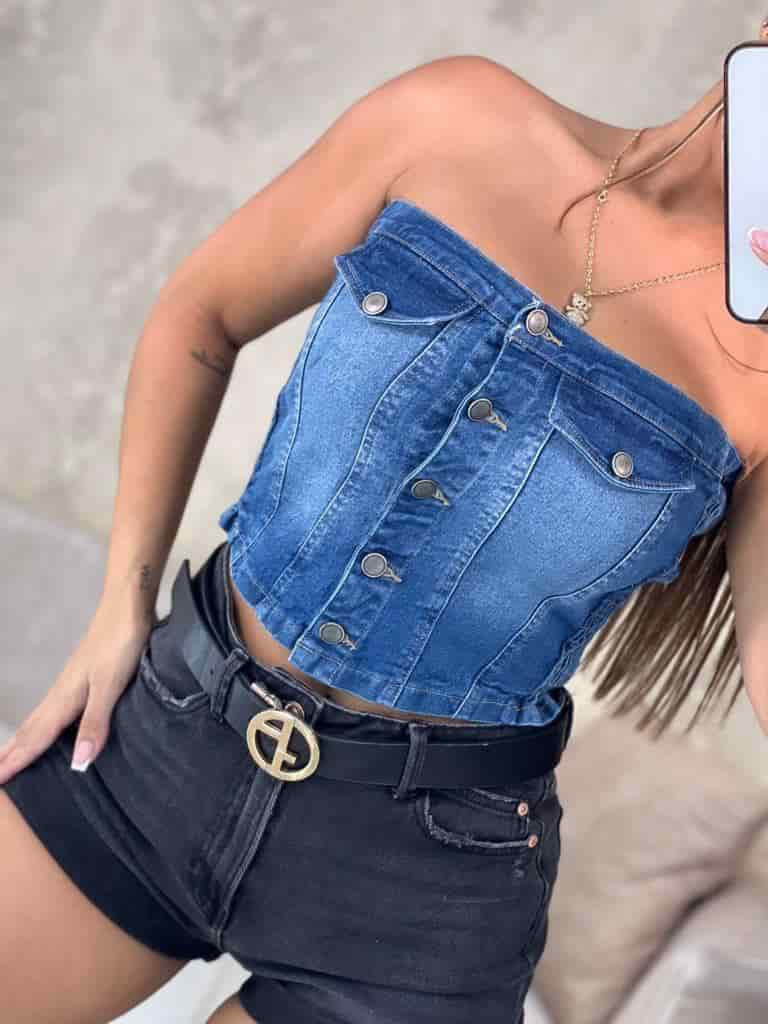 STRAPLESS JEAN - miniatura 1