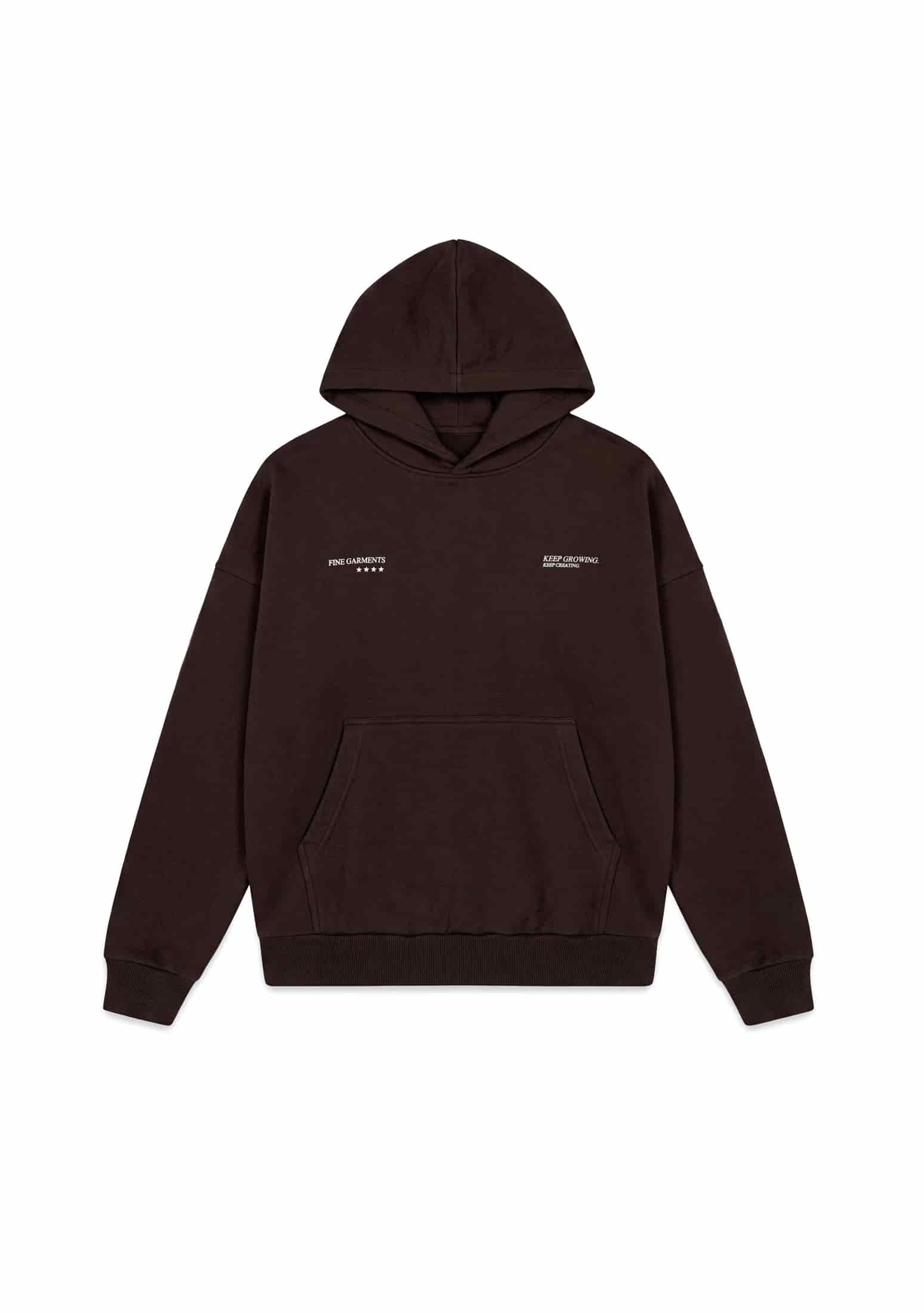 Basic Brown Hoodie - miniatura 1