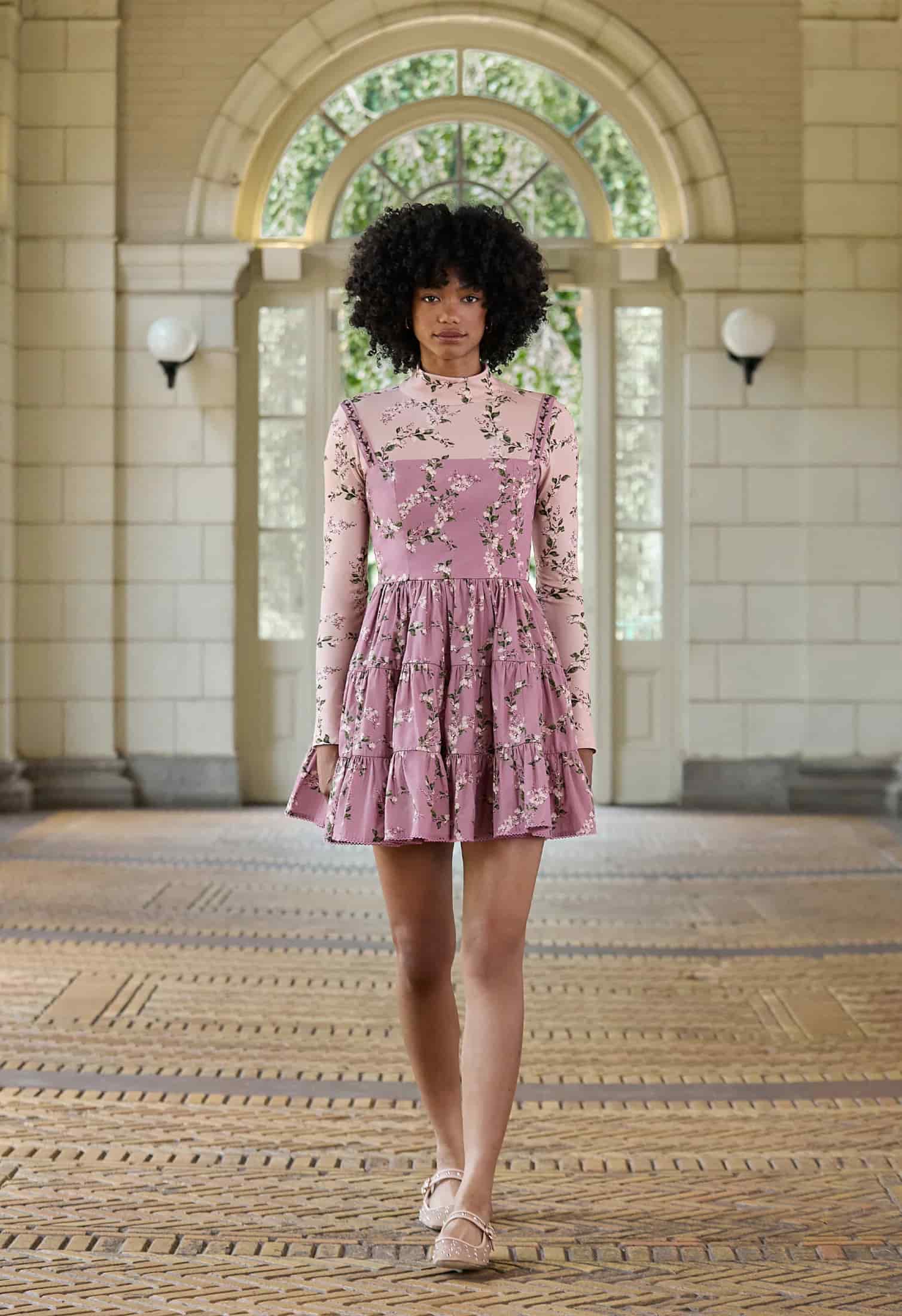 Lima Wisteria Mini Dress - miniatura 10