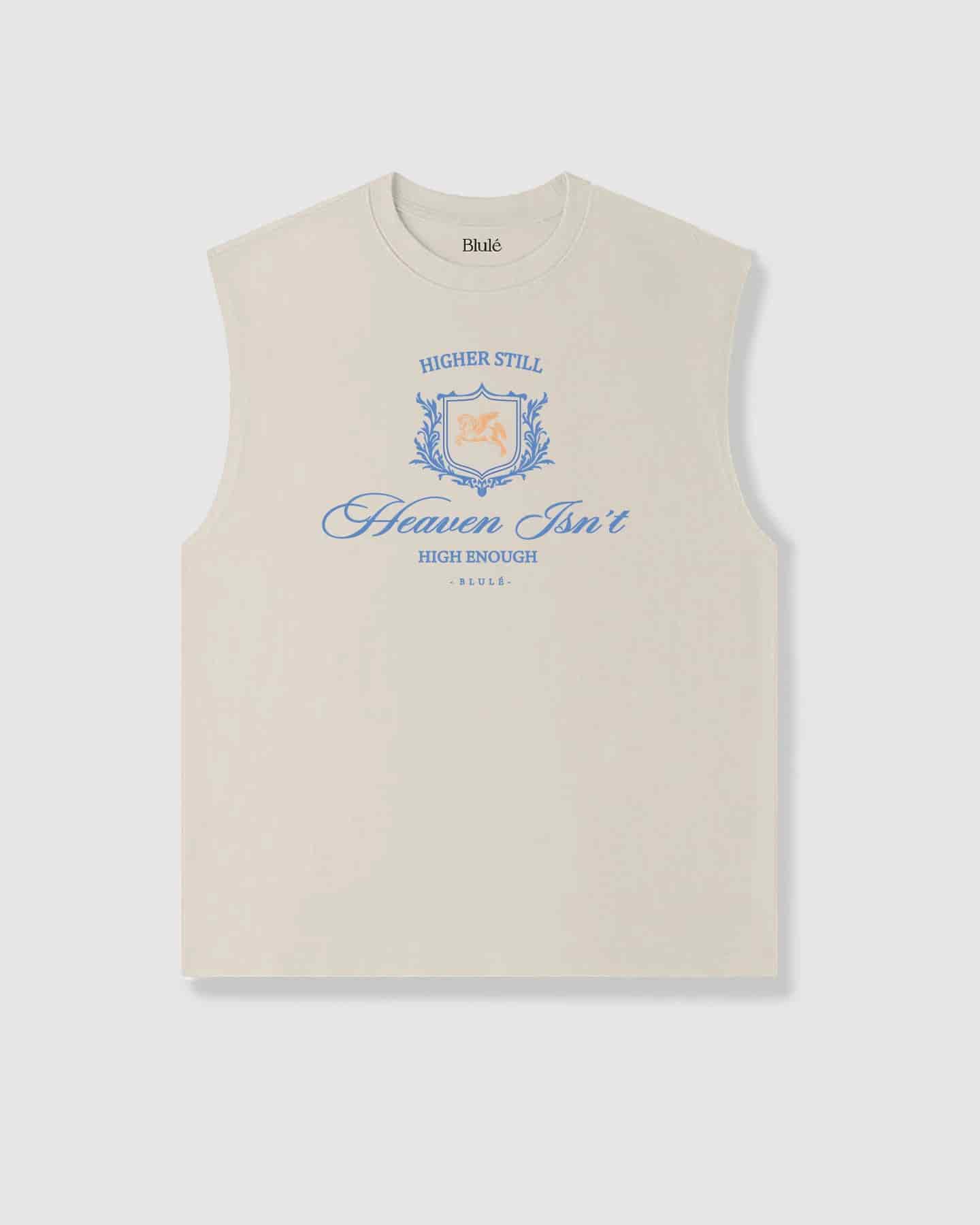 Oversized Sleeveless Higher Still Vanilla - miniatura 1
