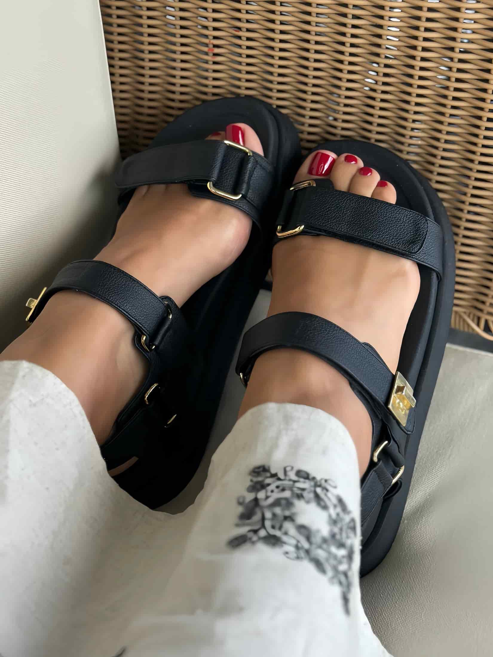 SANDALIA ADELE  NEGRO - miniatura 2
