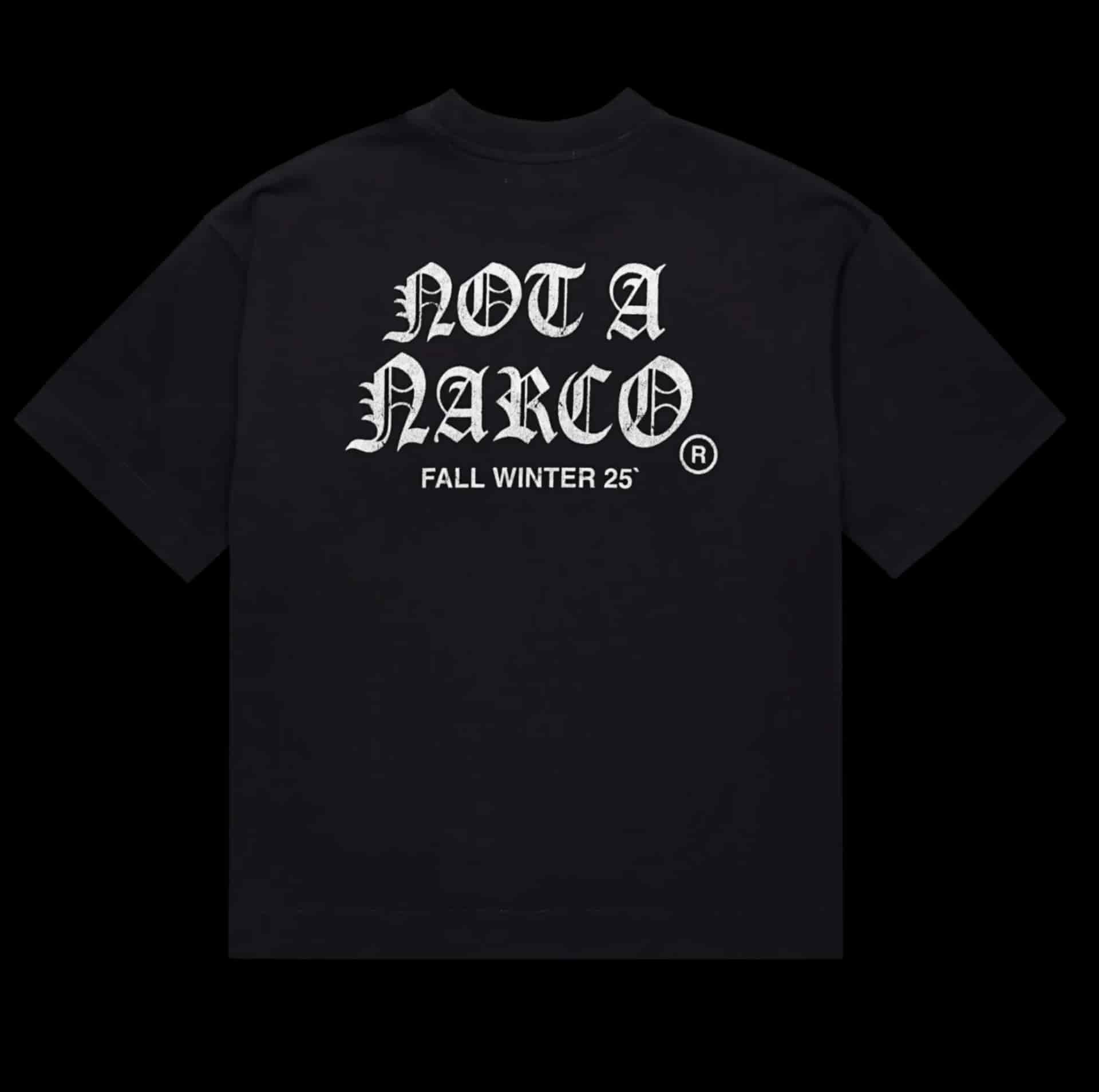 NOT A NARCO FW25 WHITE T-SHIRT - miniatura 20