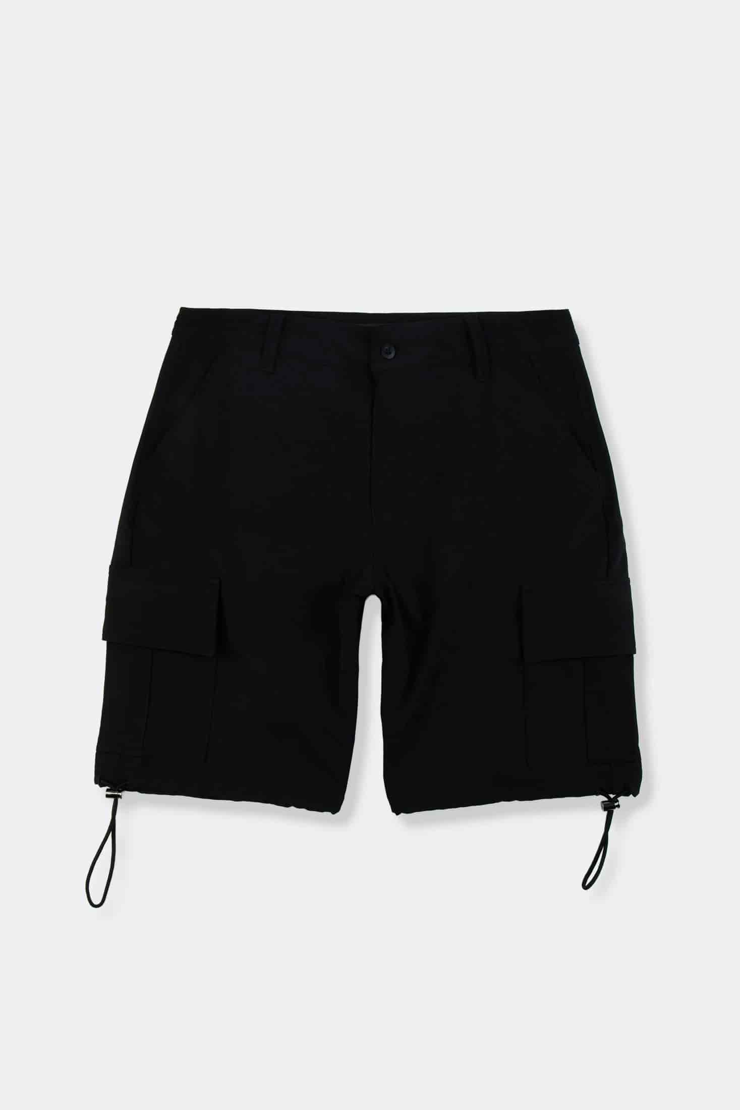BERMUDA CARGO COLOR NEGRO - miniatura 1