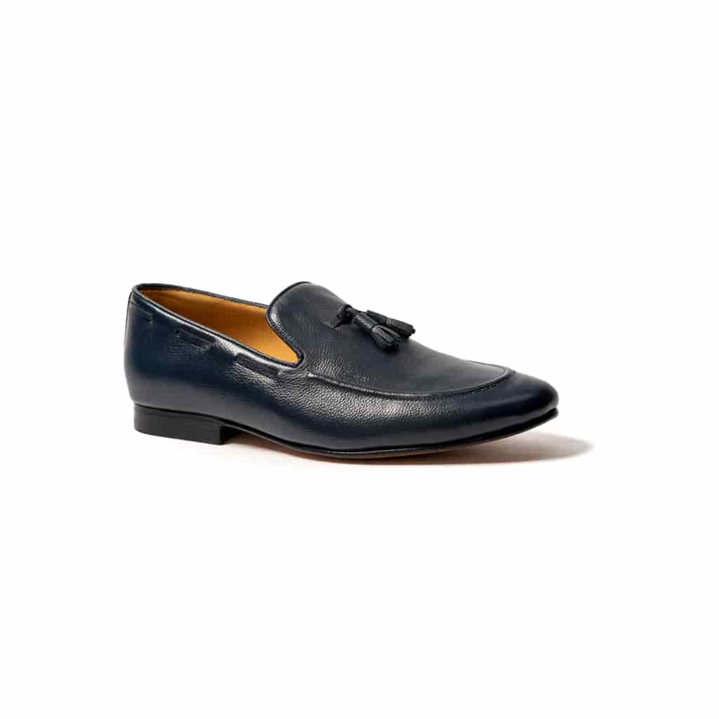 Loafers cuero azul - miniatura 1