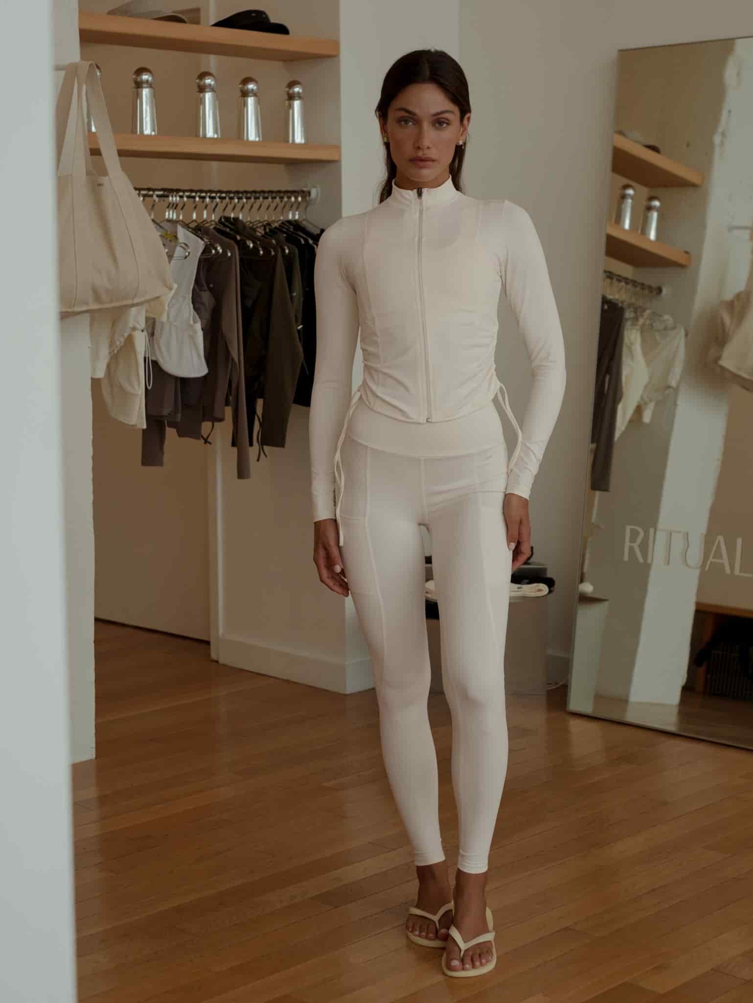 HIKING LEGGINGS - IVORY - miniatura 5