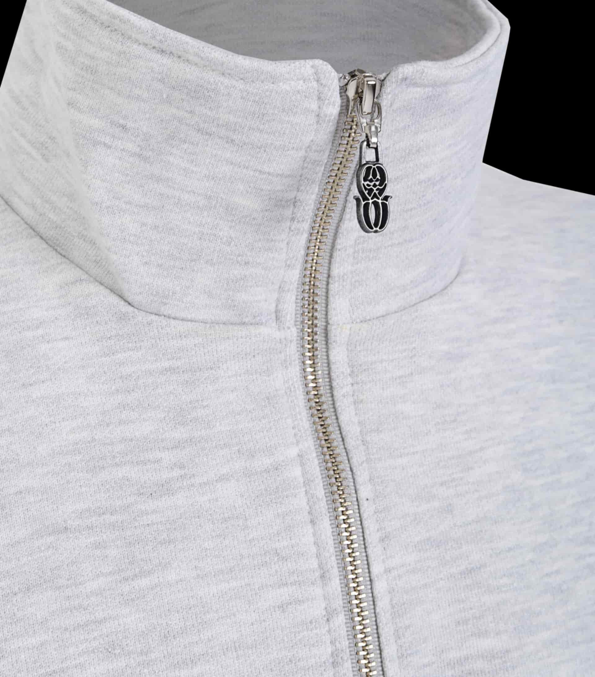 MONOGRAM ZIPPER JASPE SWEATER - miniatura 3
