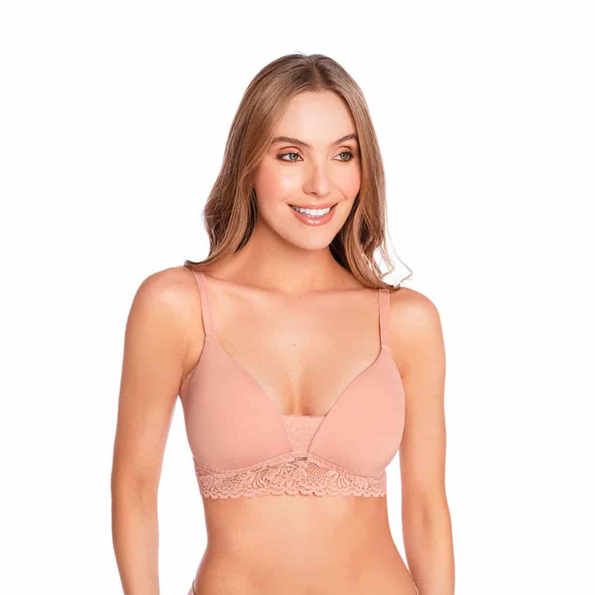 BRASIER TRIANGULAR SIN ARO CON ESPALDA ANCHA - miniatura 2