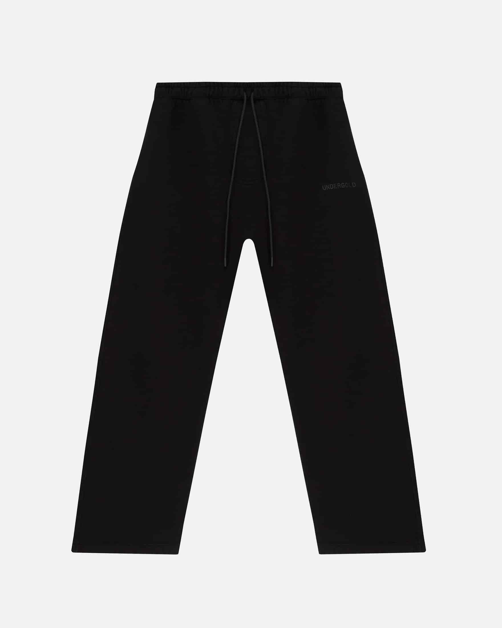 Line Logo Straightpants Black - miniatura 1