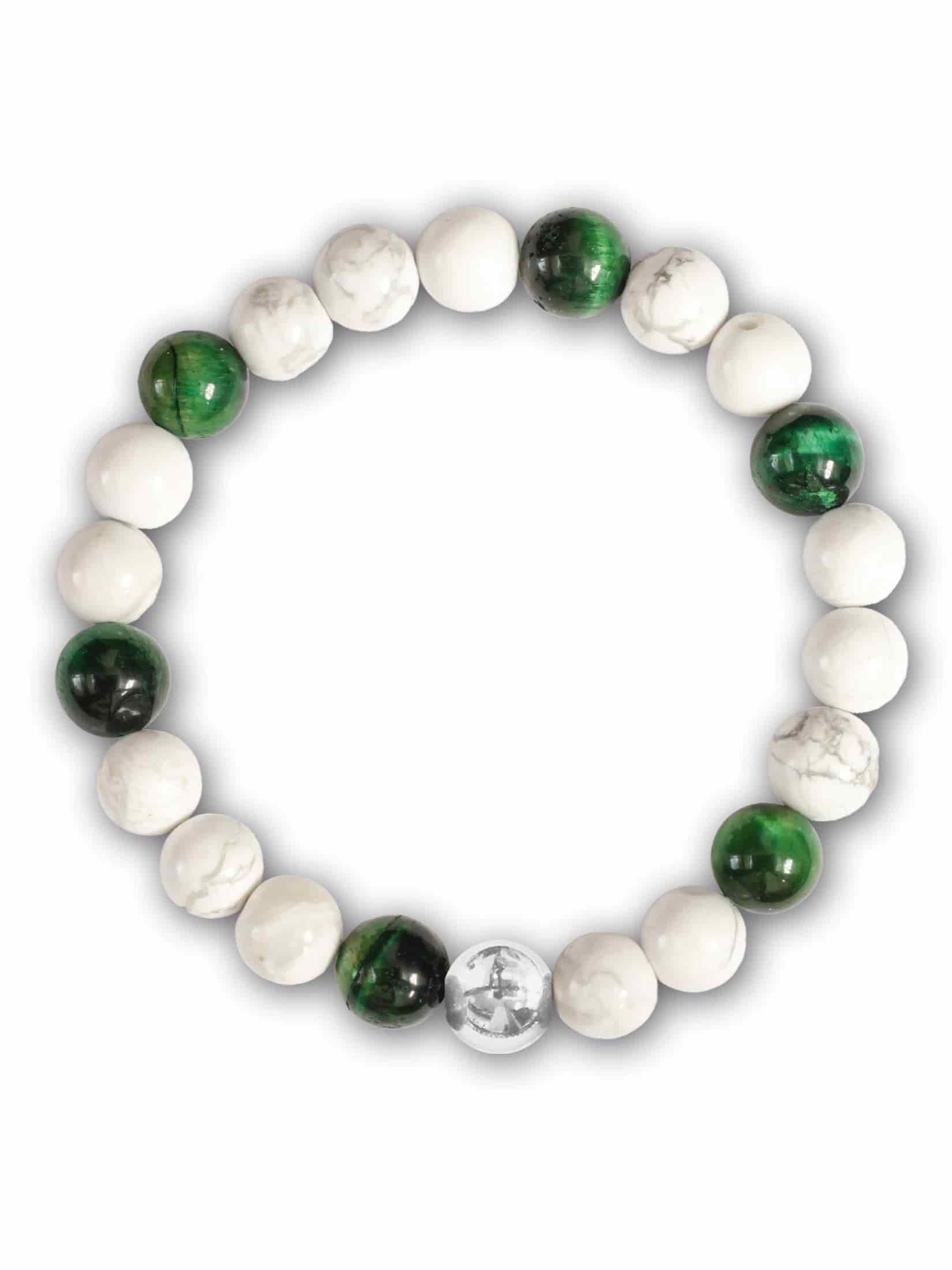 Brazalete Tigre Blanco 8mm - miniatura 2