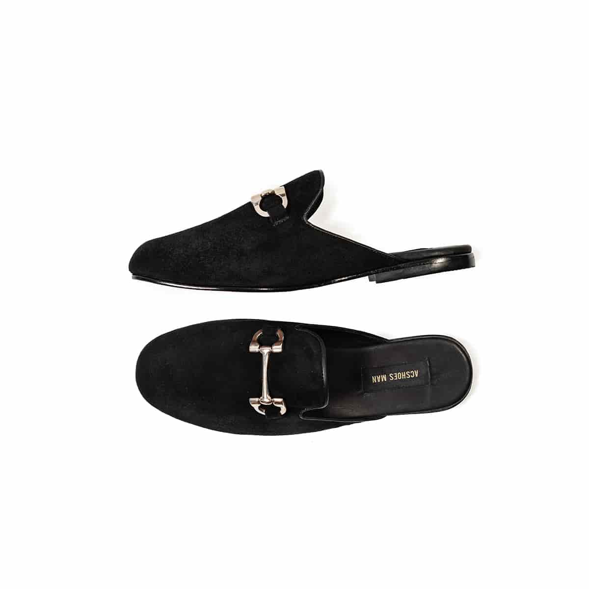 Mules Gamuza Negra - miniatura 3