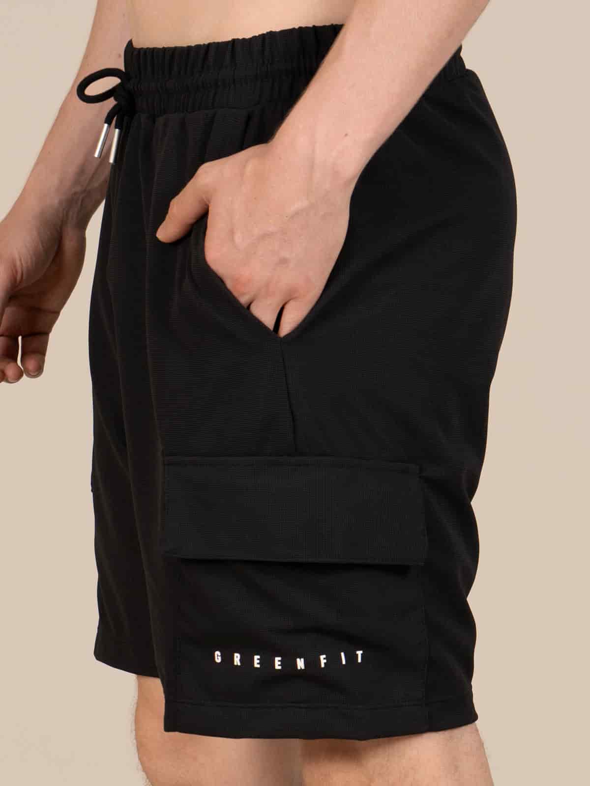 Pantaloneta jordan grecia negra - miniatura 3