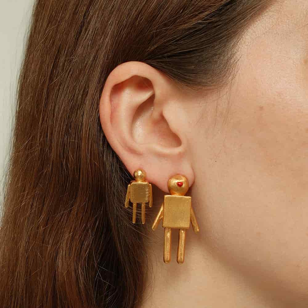 Aretes Robot Mini - miniatura 5