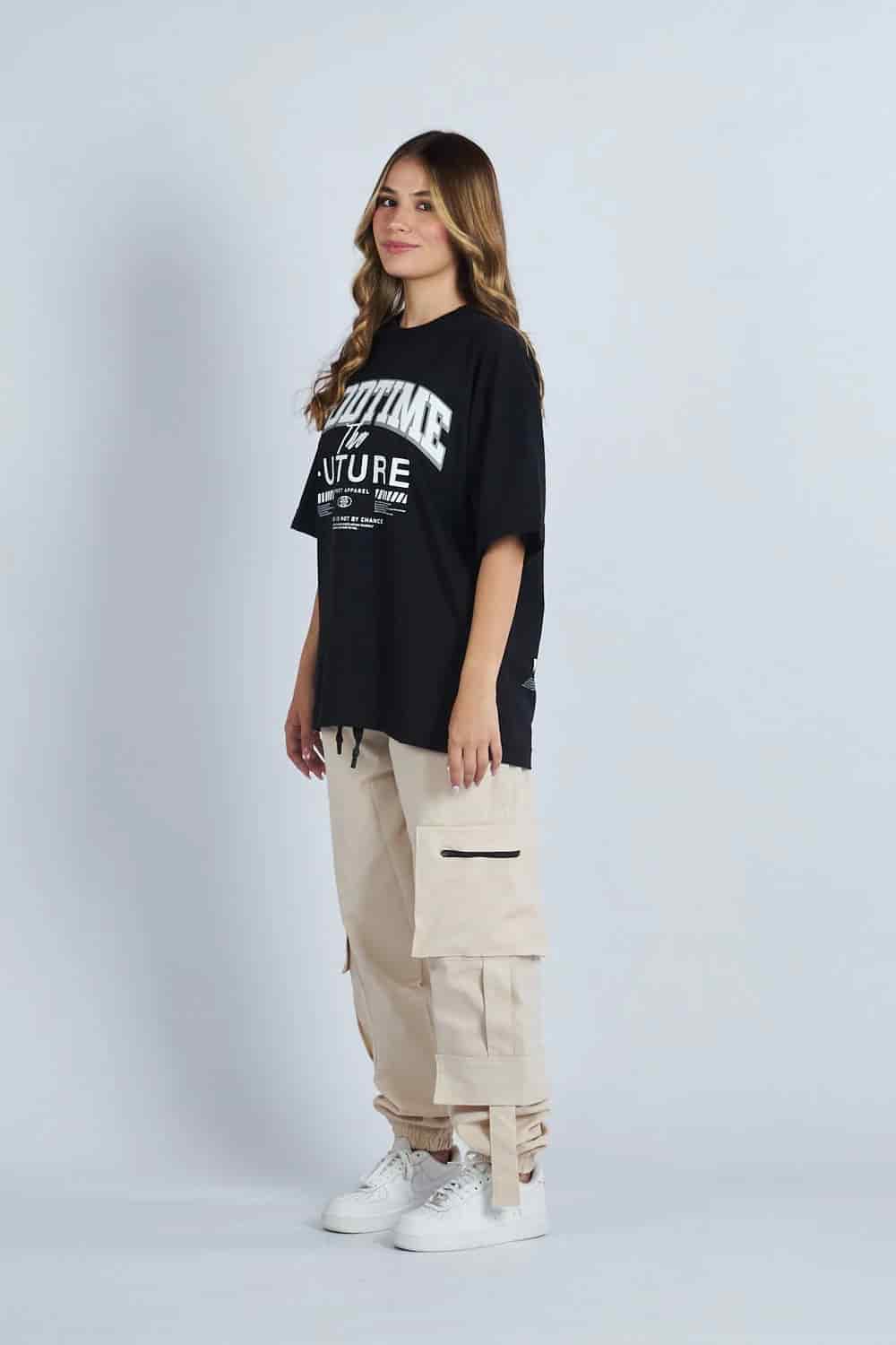 Camiseta oversize estampado Good Time Negro | DROP 03 | - miniatura 5