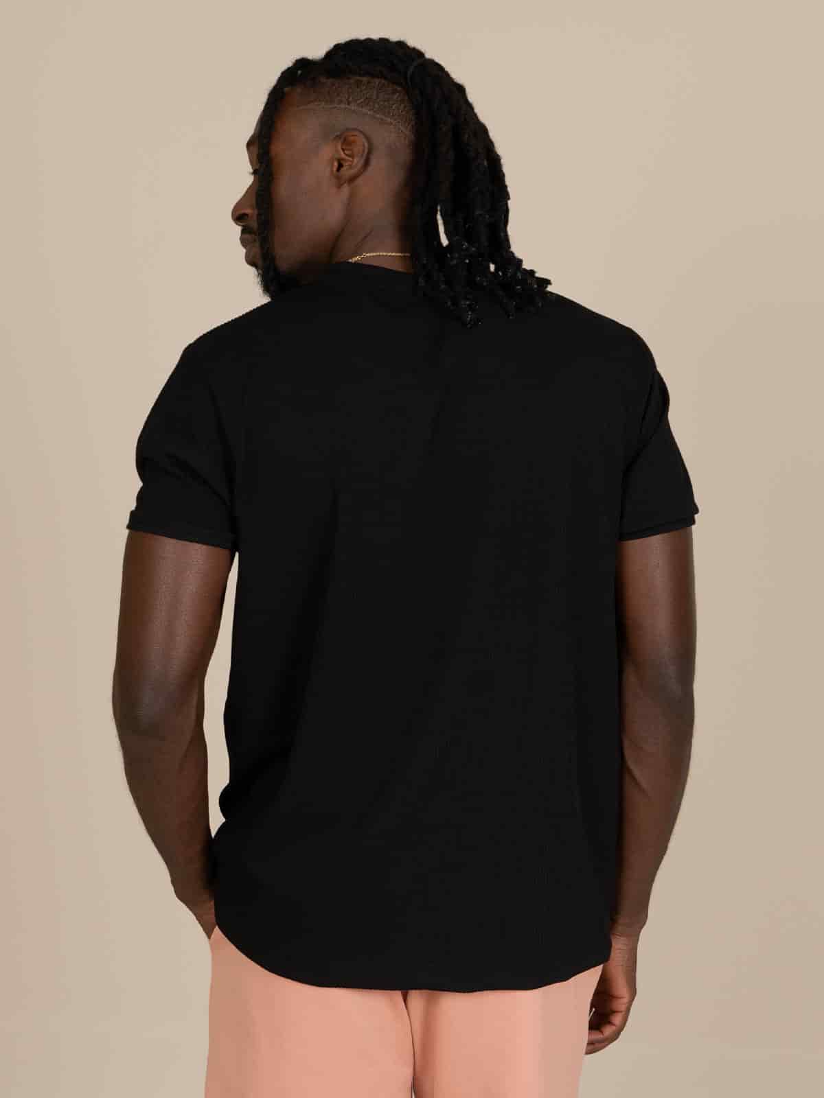 Camiseta atenas slim negra - miniatura 2
