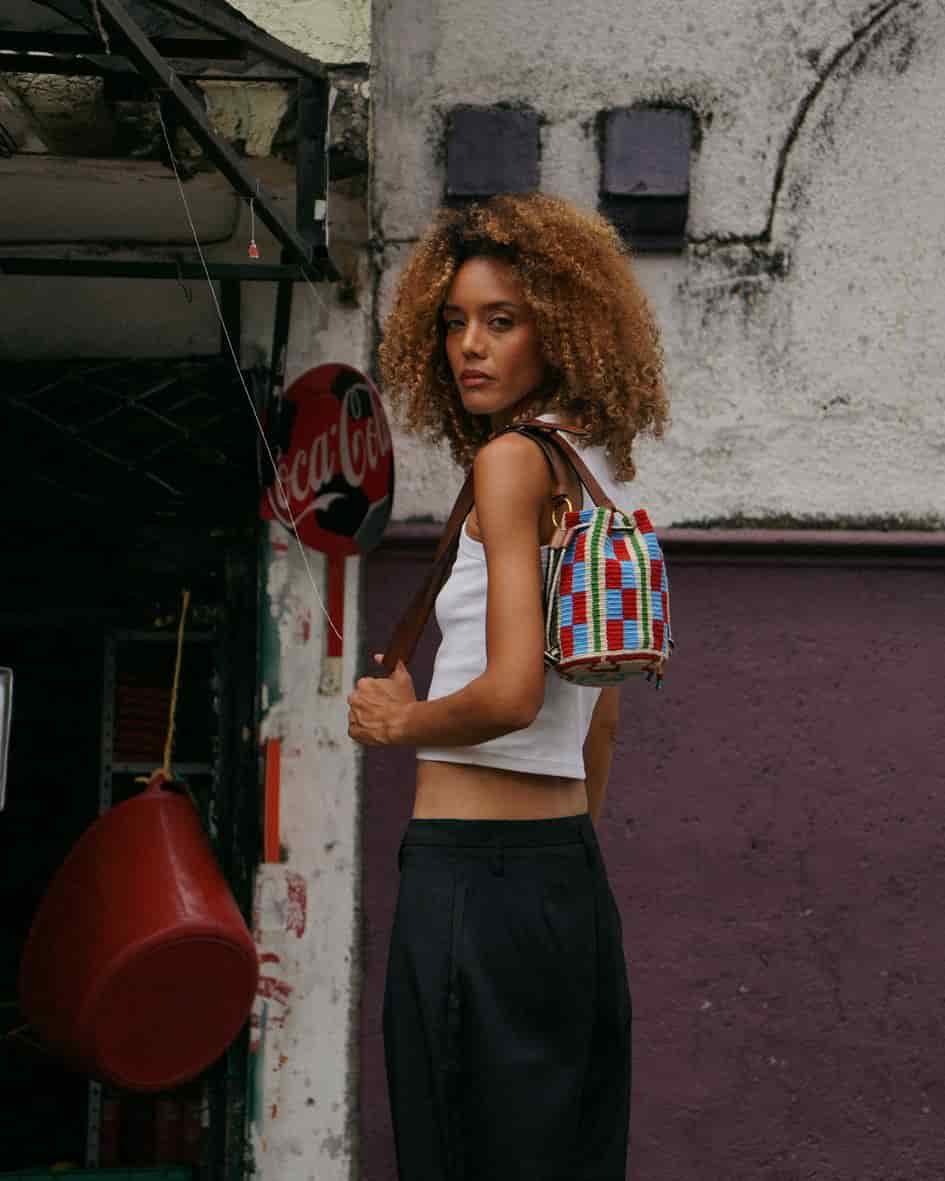 Siloe Small Bucket Bag - miniatura 6