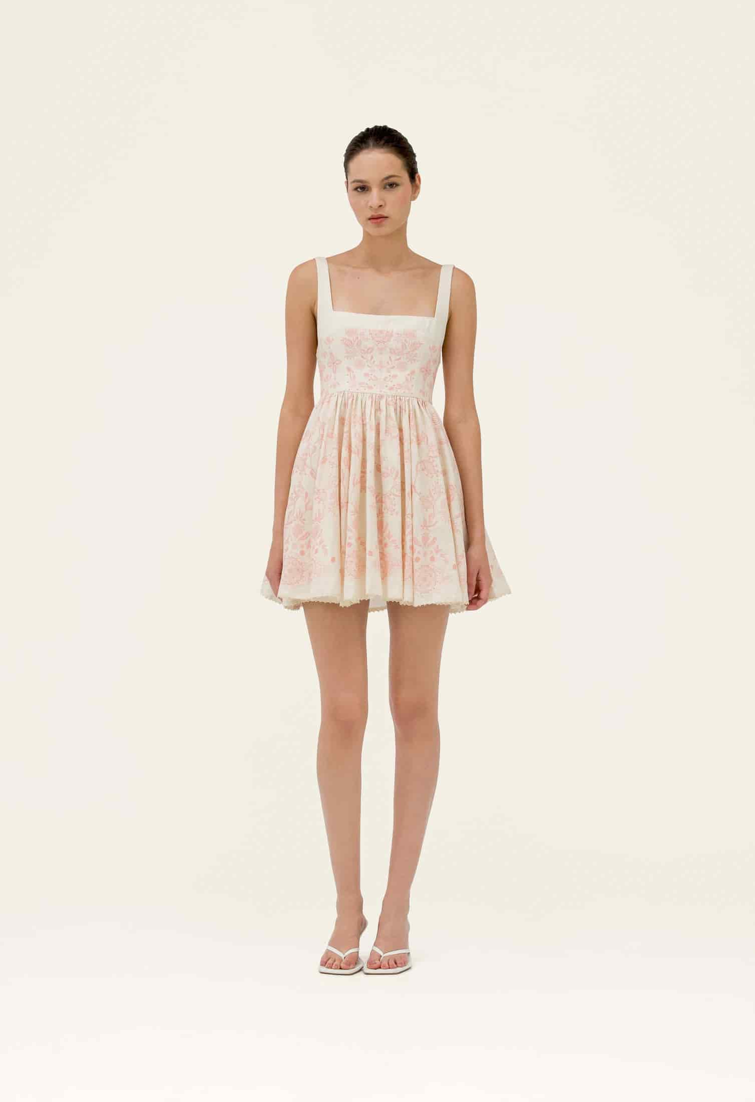 Hierbabuena Floritura Mini Dress - miniatura 1