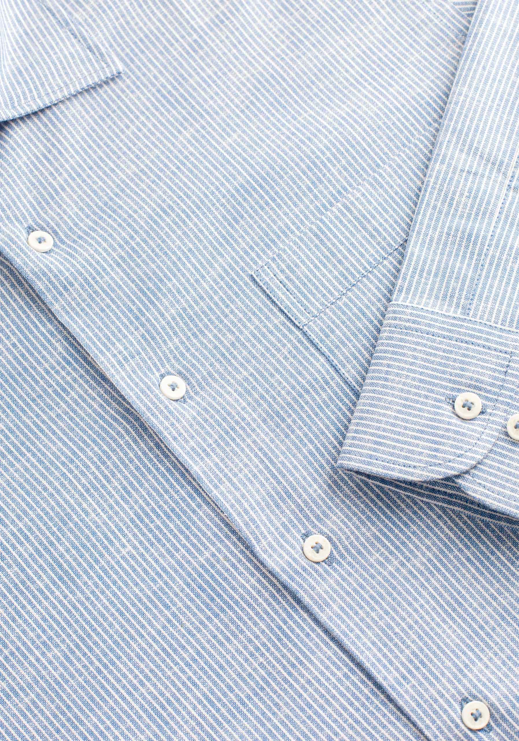 Camisa H CI Jamaica Rayas Delg Azul Medio - miniatura 5