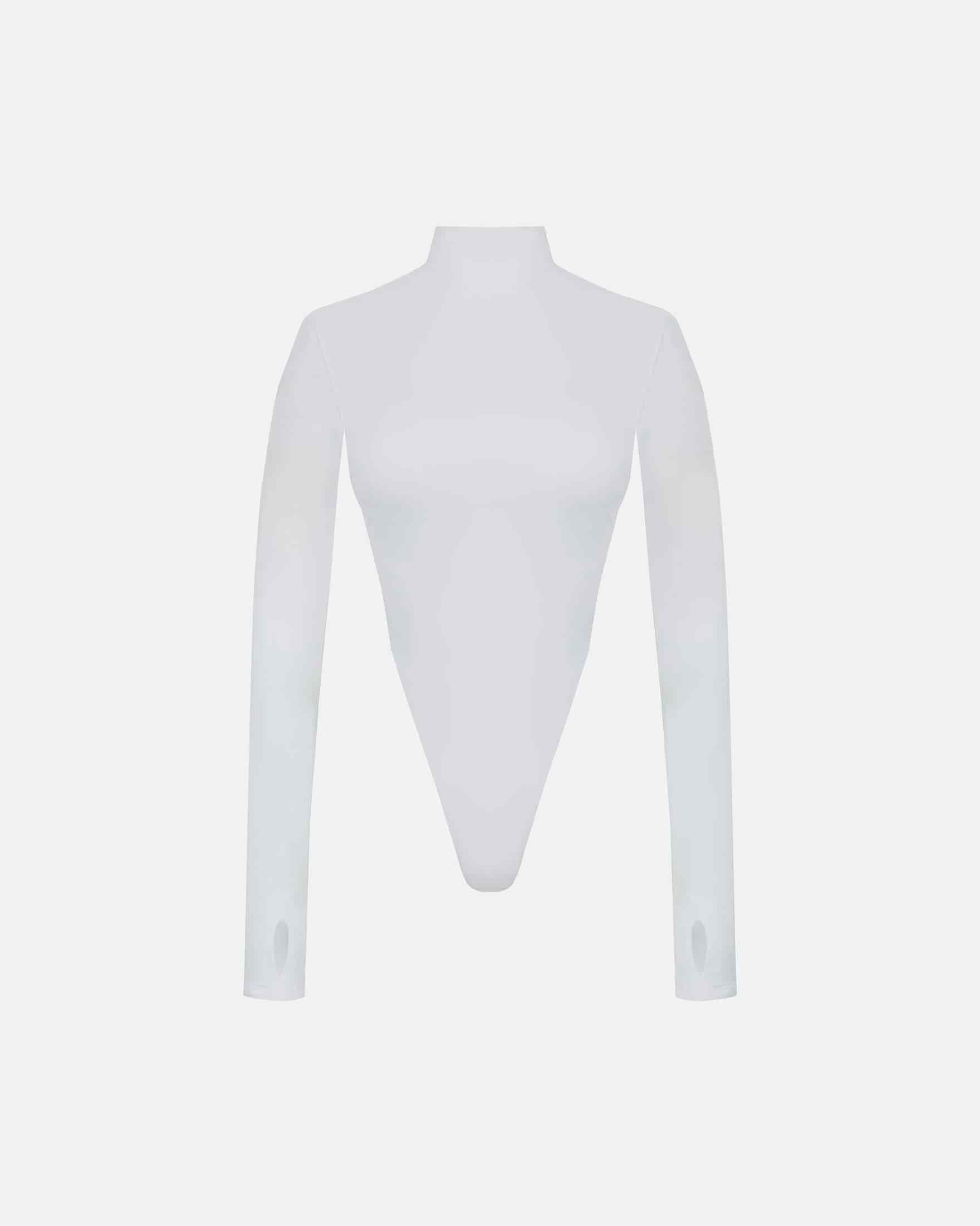 Basics Turtleneck Backless Body White - miniatura 1