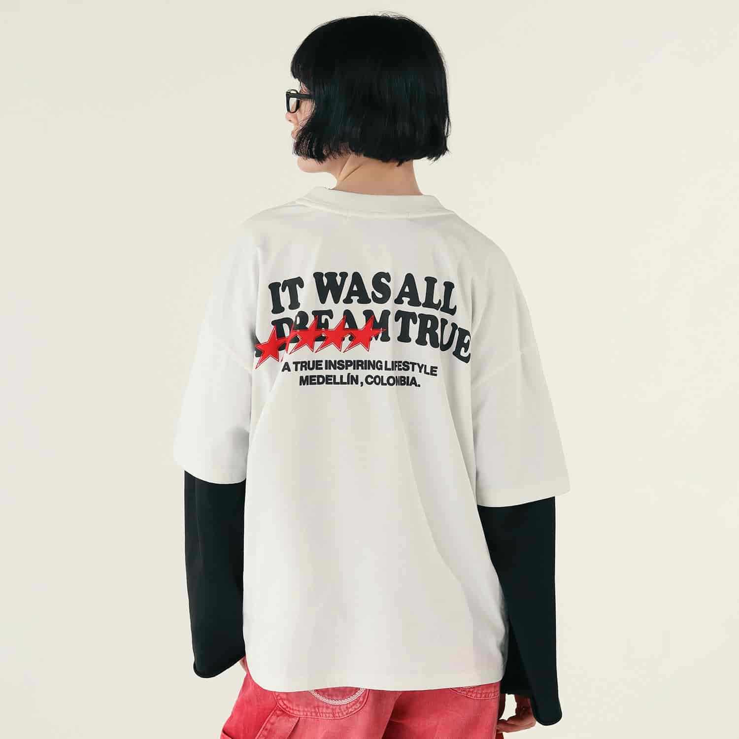 Dream True Boxy T-Shirt - Cream - miniatura 9