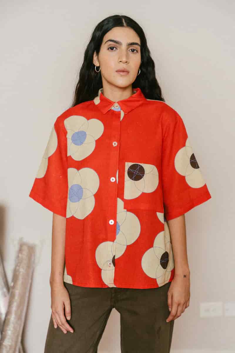 FIRE FLOWERS SHIRT - miniatura 4