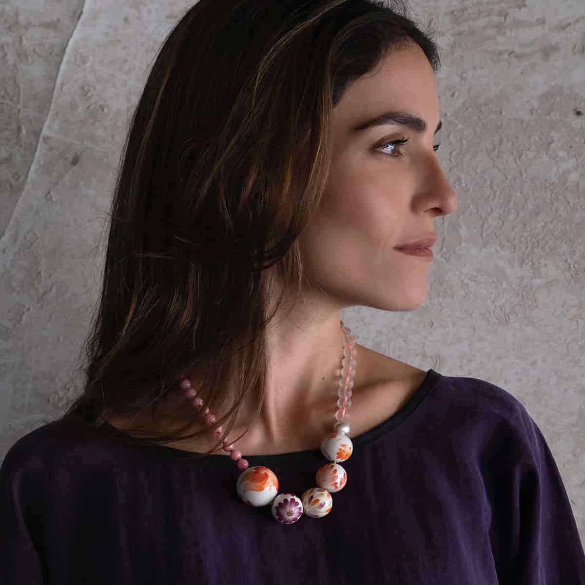 COLLAR CORTO 5 ESFERAS - miniatura 4