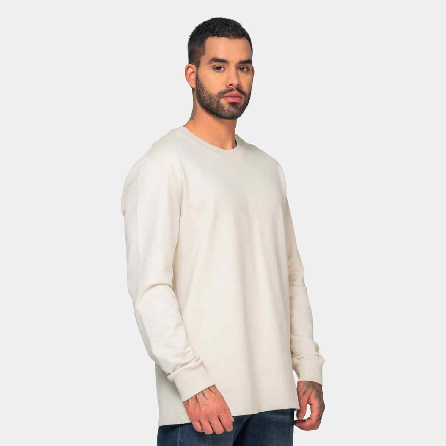Long Sleeve Essential Beige - miniatura 1