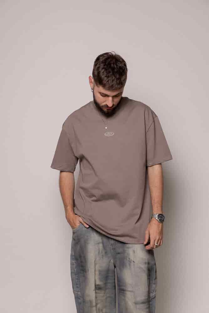Camiseta Basica Sogno-Gris - miniatura 6