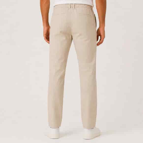 PANTALON RESORTADO 100% POLIESTER HOMBRE - miniatura 4