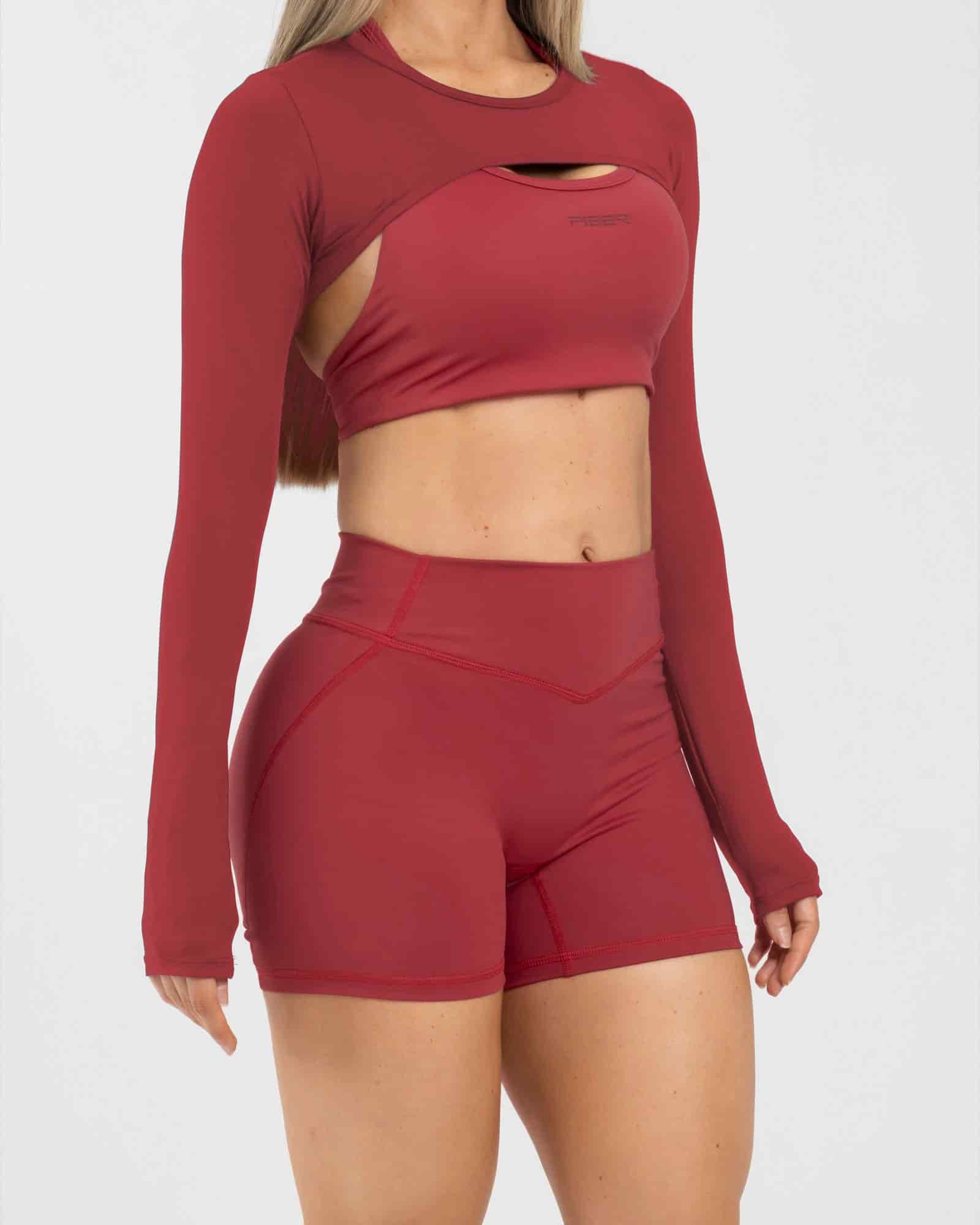 Top complemento match rojo FIBER - miniatura 5