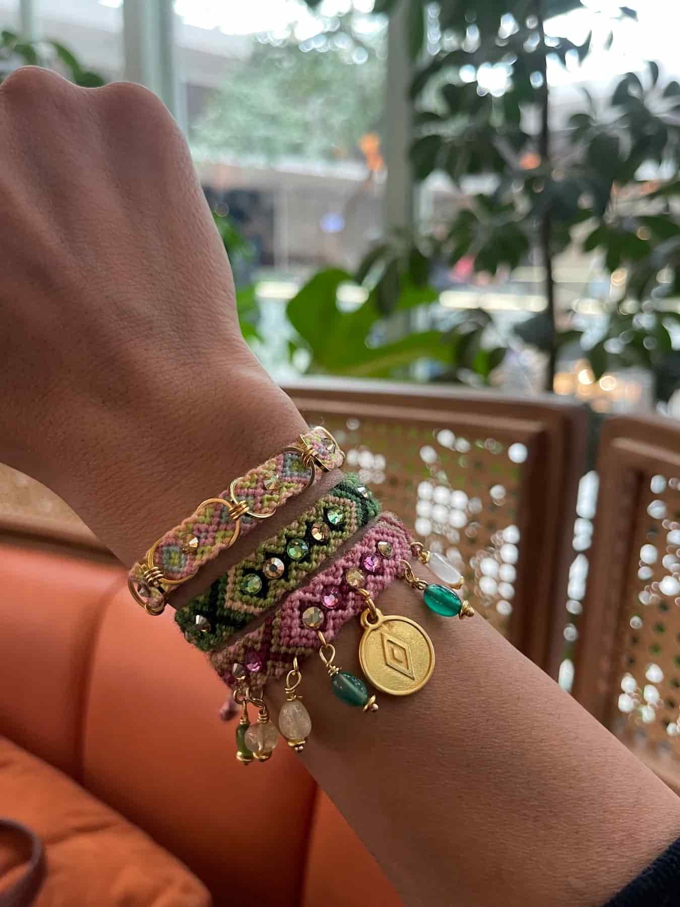 Kalepsu Wayuu Bracelet | Pink Aura - miniatura 4